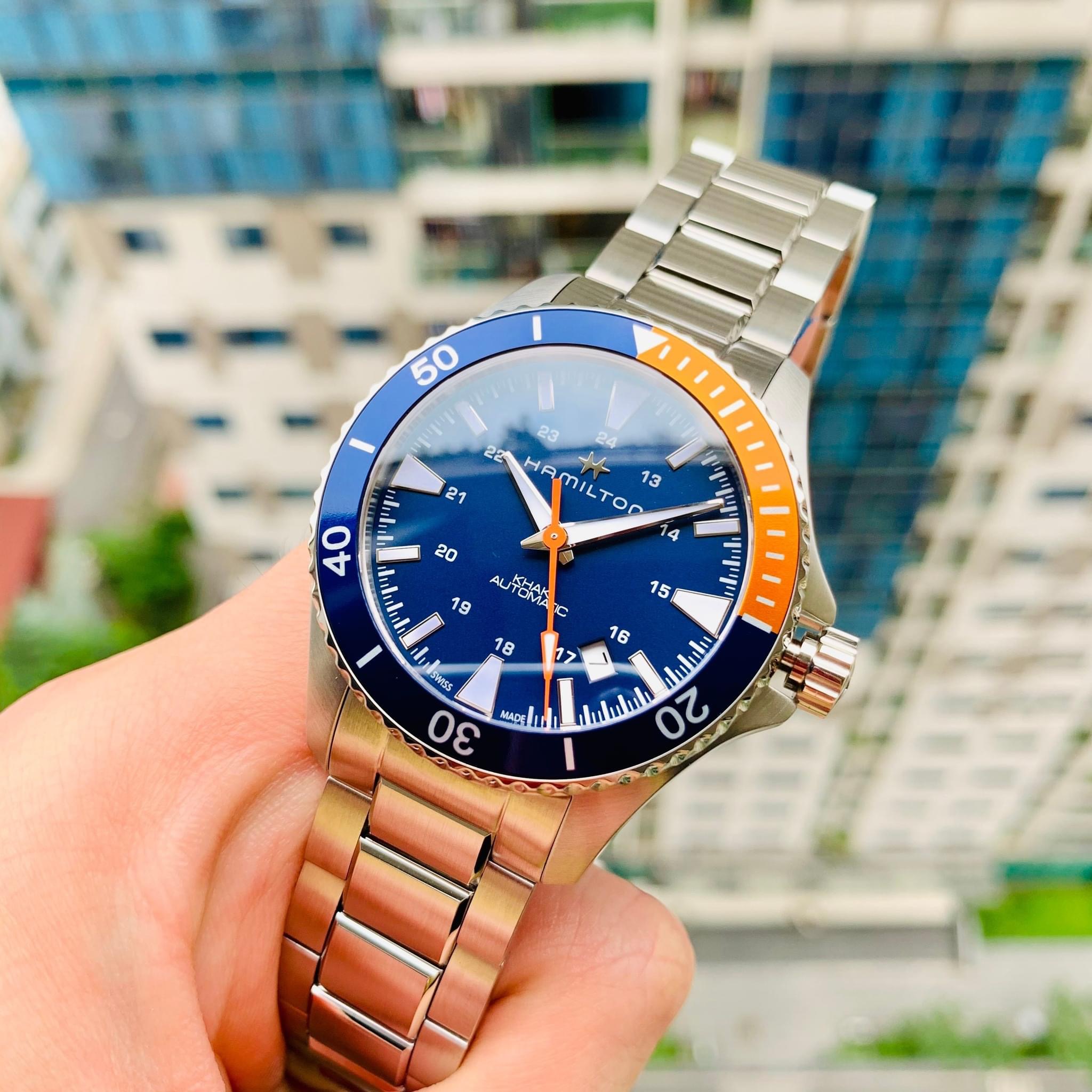 ĐỒNG HỒ NAM (new) HAMILTON KHAKI NAVY SCUBA H82365141 40mm