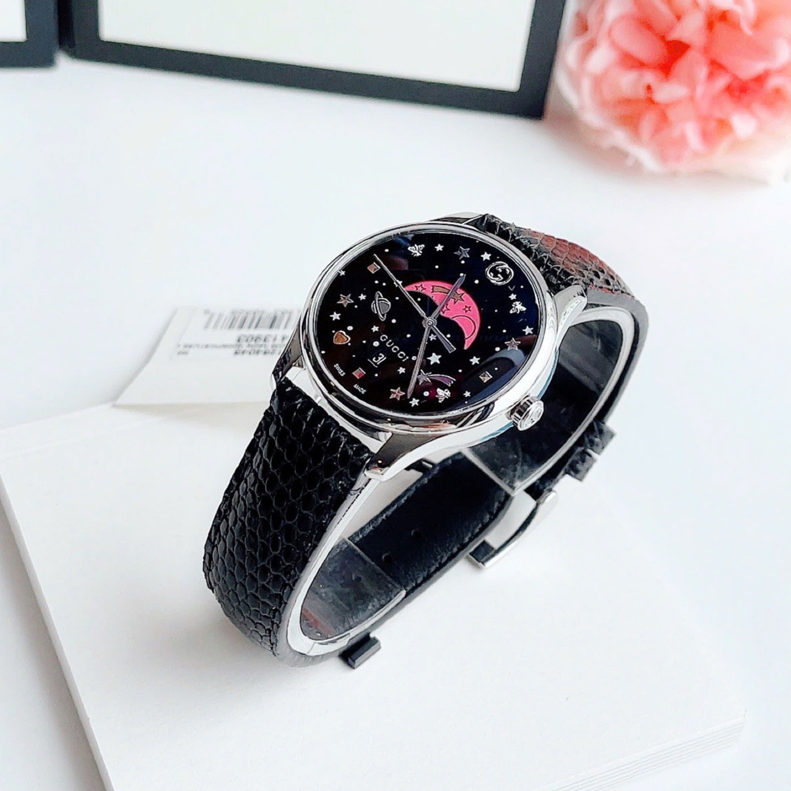 Ảnh 6 của (ĐỒNG HỒ NỮ) Gucci G-Timeless Moonphase Watch, 36mm YA1264045