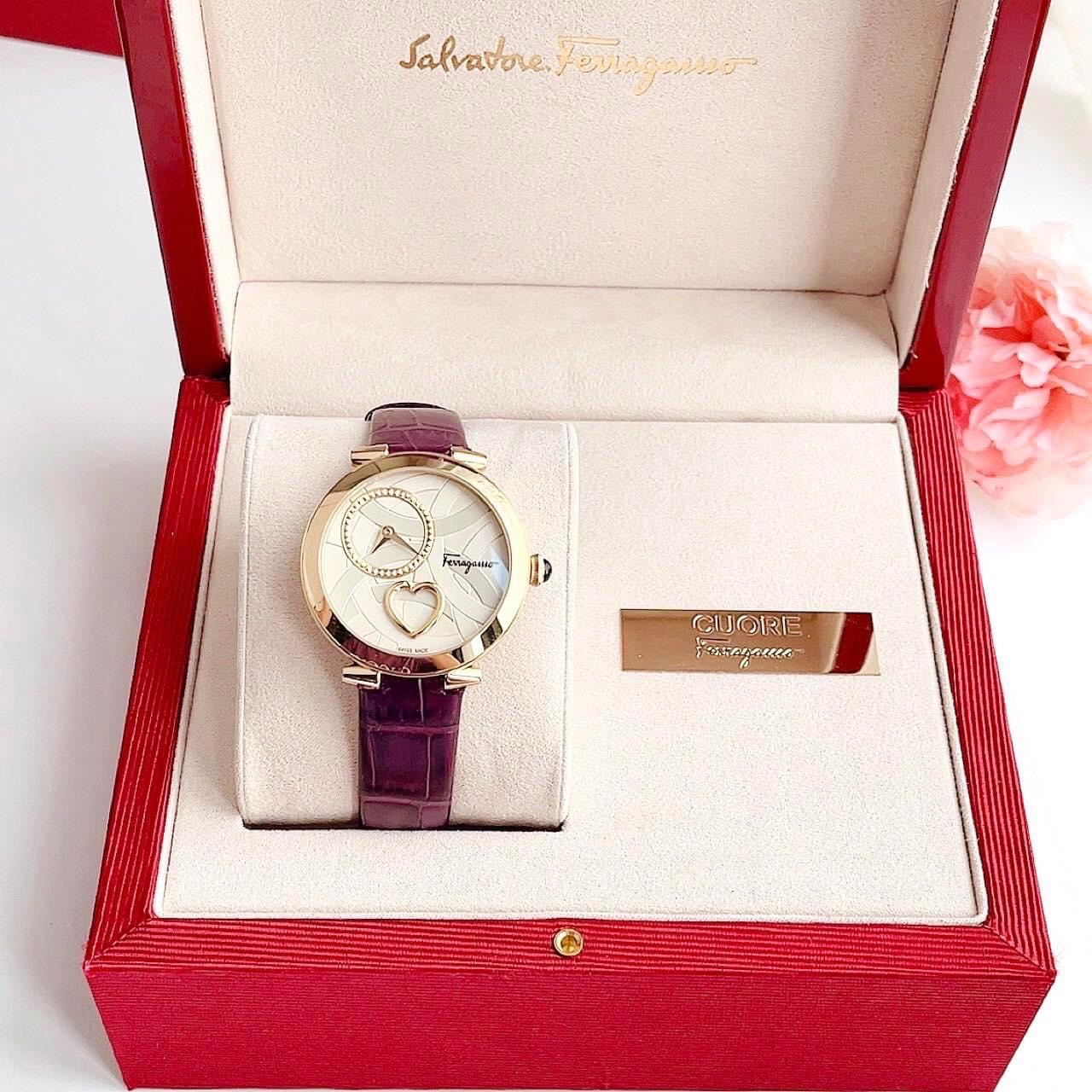 (ĐỒNG HỒ NỮ) Ferragamo FE2090016 Cuore Ladies Quartz Watch 39mm