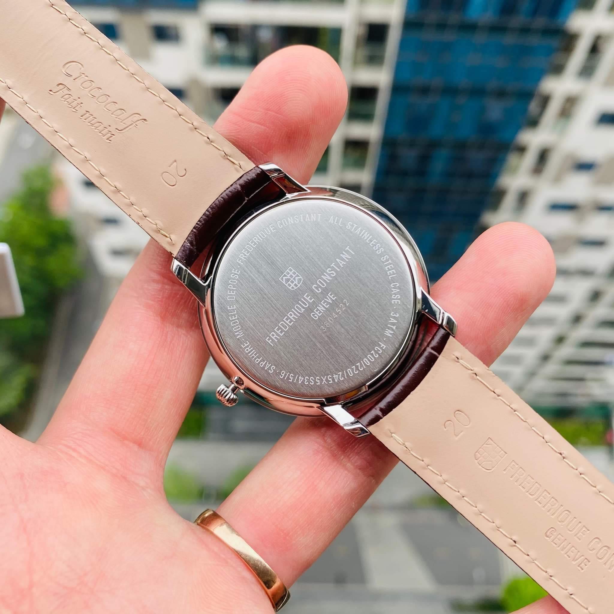 Ảnh 5 của (ĐỒNG HỒ NAM) (New) Frederique Constant FC-245WR5S5 (FC245WR5S5) (245WR5S5) SlimLine Watch 40mm