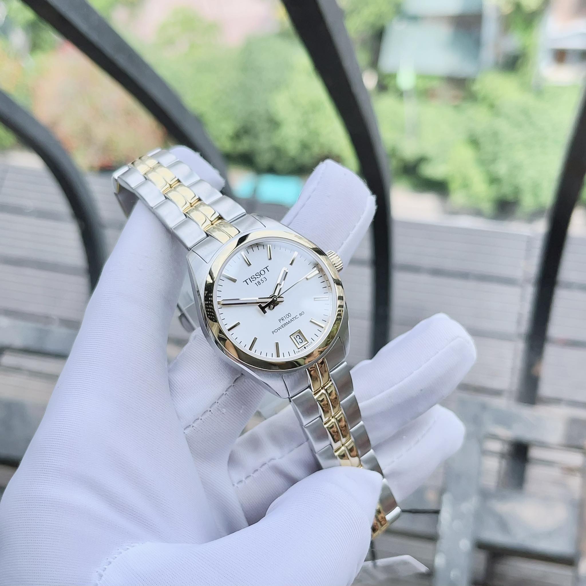 Ảnh 5 của (ĐỒNG HỒ NỮ) Tissot Automatic PR100 T101.207.22.031.00 ( T1012072203100 ) 33mm