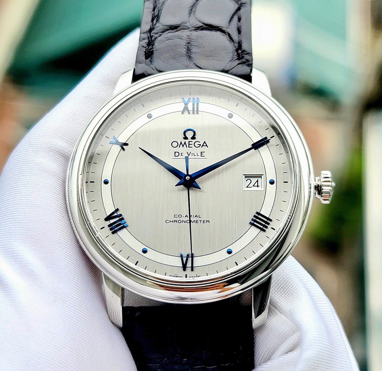[DEAL LƯỚT] ĐỒNG HỒ NAM Omega De Ville 424.13.40.20.02.003 Prestige Watch 39.5mm