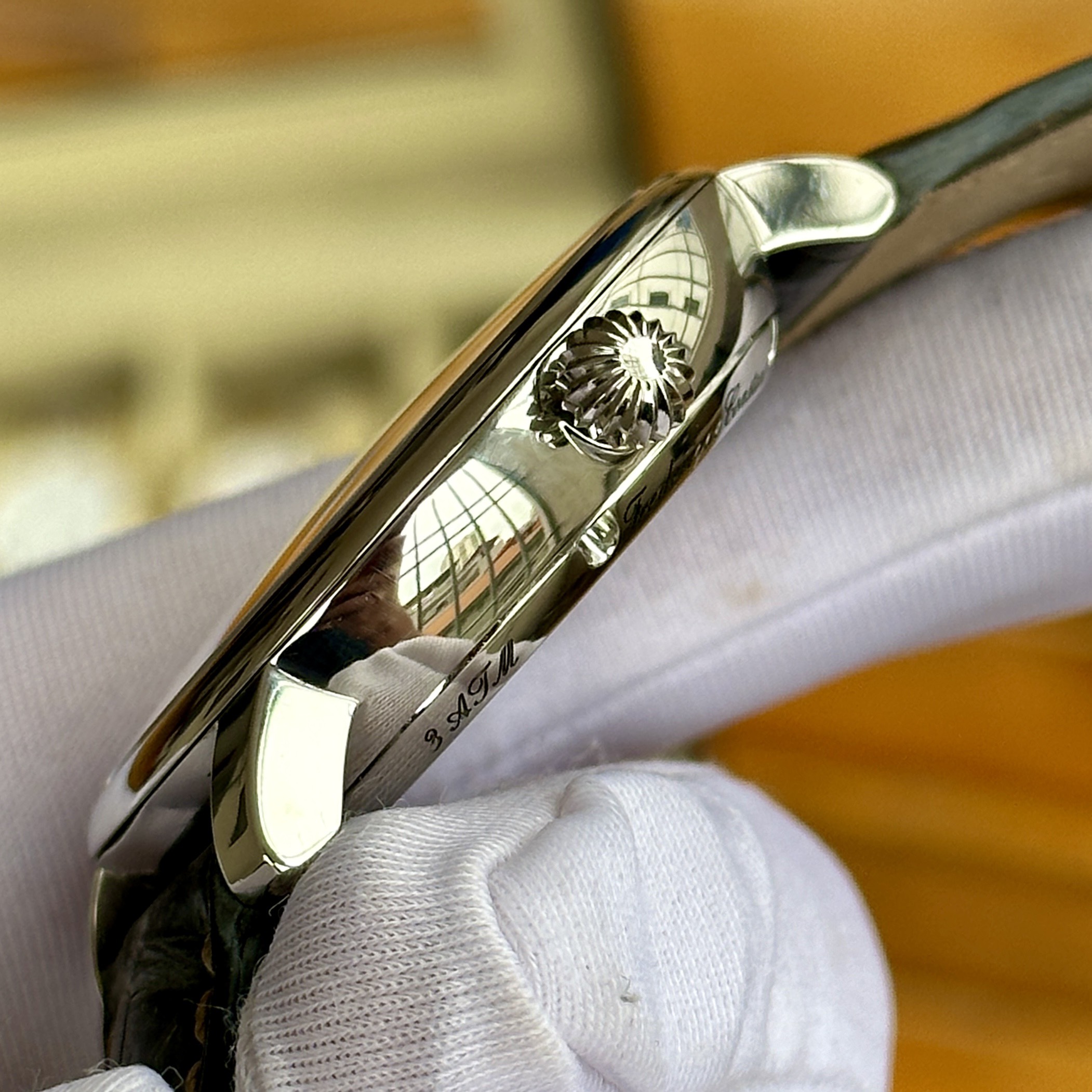 Ảnh 4 của (Deal Lướt) (ĐỒNG HỒ NAM) Frederique Constant Manufacture Slimline Moonphase FC-705N4S6 (FC-705N4S6 used) FC705N4S6