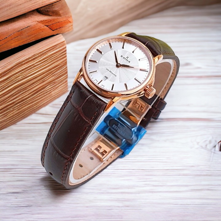 (ĐỒNG HỒ NỮ) Edox Quartz 57001-37R-AIR 29mm