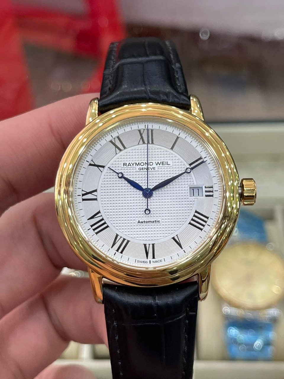 Ảnh 4 của (DEAL LƯỚT) ĐỒNG HỒ NAM RAYMOND WEIL MAESTRO AUTOMATIC DATE 2237-PC-00659 39.5MM