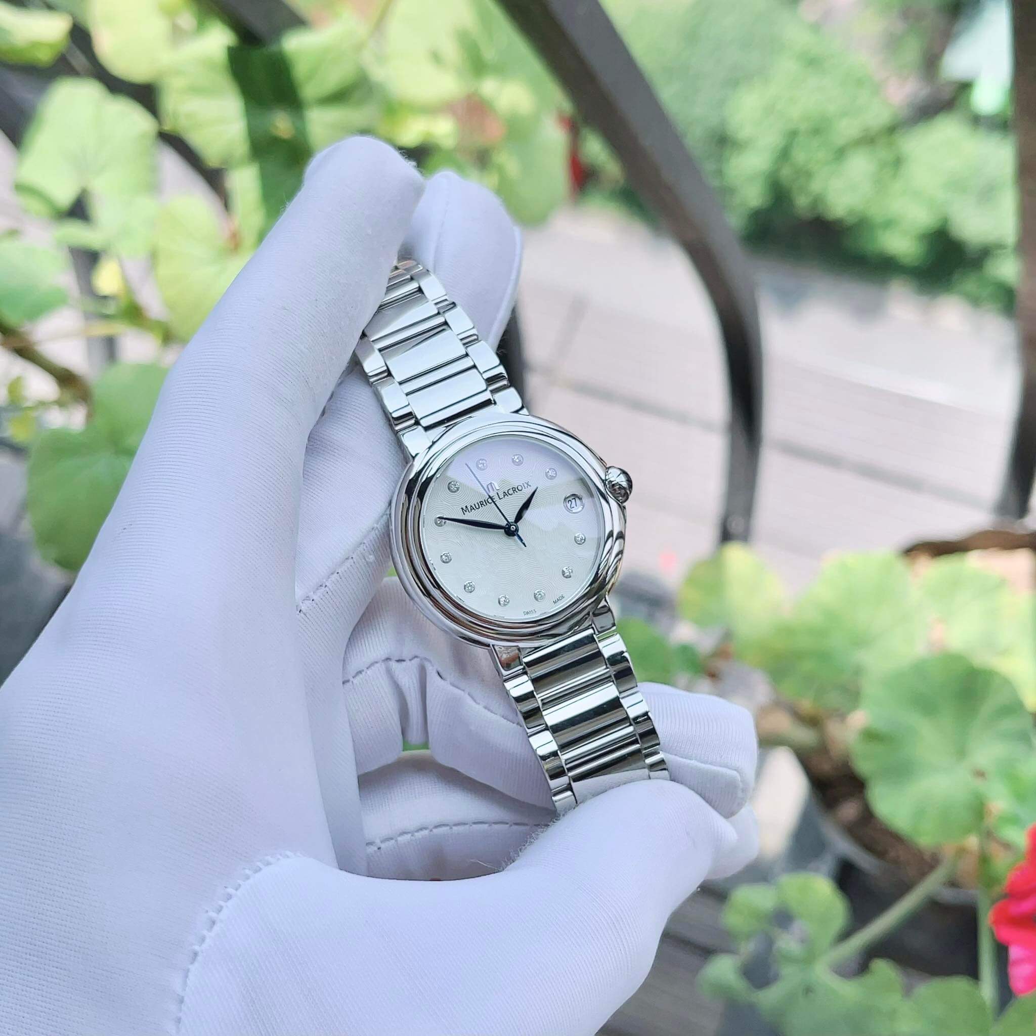 ĐỒNG HỒ NỮ Maurice Lacroix Watch Fiaba Ladies FA1004-SS002-110-1 (FA1004SS0021101 ) 36mm