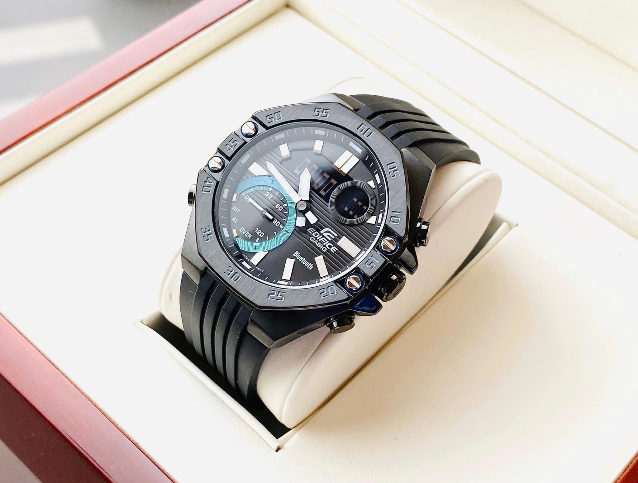 Ảnh 7 của (ĐỒNG HỒ NAM) Casio Edifice ECB-10PB-1ADF ( ECB10PB1ADF )