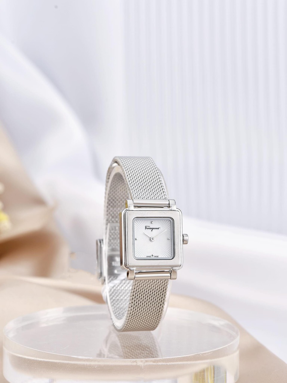 (ĐỒNG HỒ NỮ) Salvatore Ferragamo Square SFBY00119