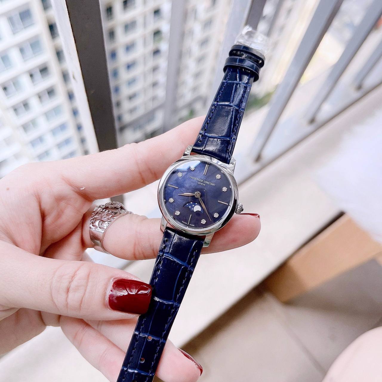 Ảnh 2 của (ĐỒNG HỒ NỮ) FREDERIQUE CONSTANT MOONPHASE FC-206MPND1S6