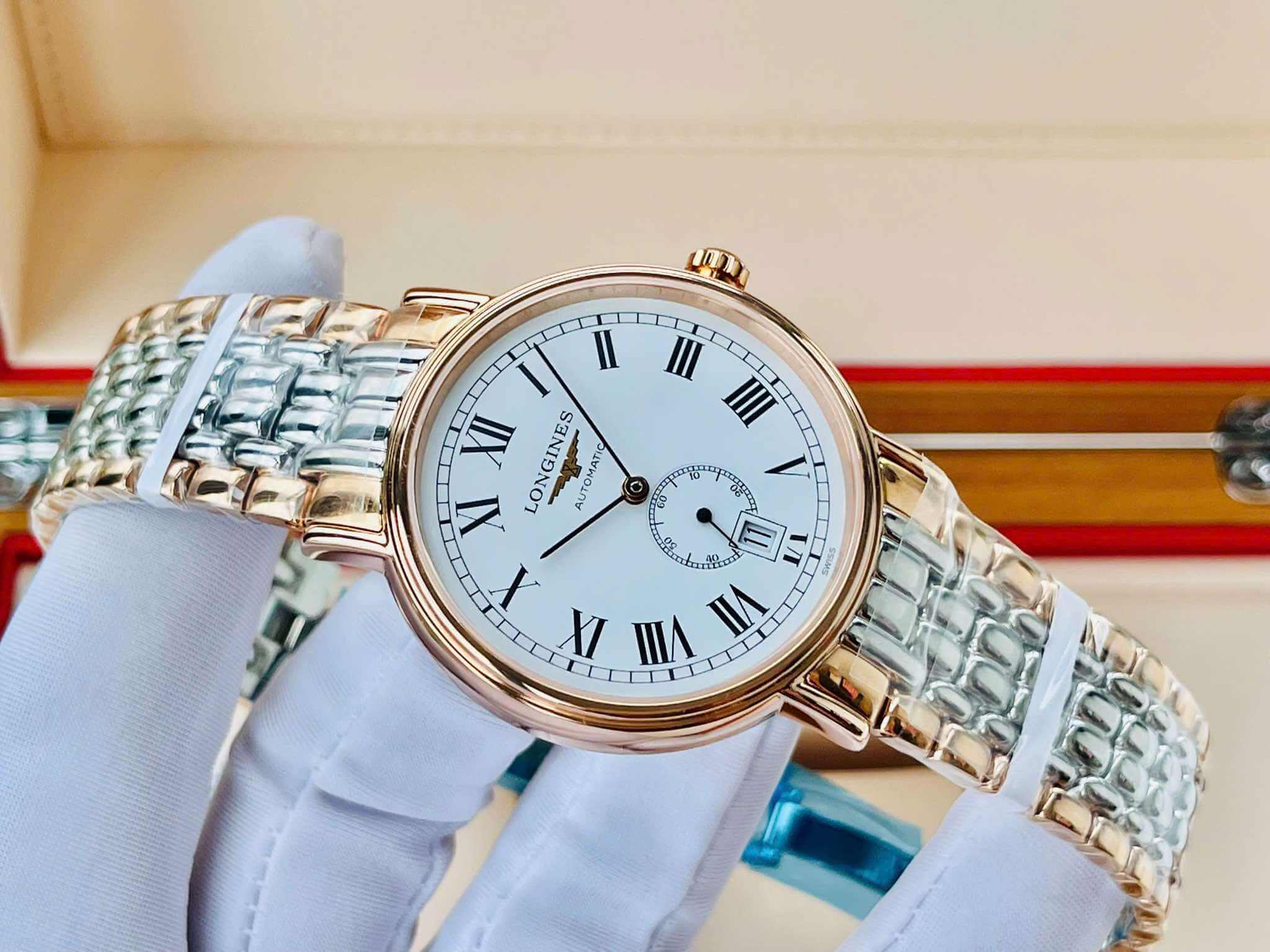 Ảnh 3 của (ĐỒNG HỒ NAM) (NEW) Longines Presence L4.905.1.11.7 ( L49051117 )Mens Watch 40mm