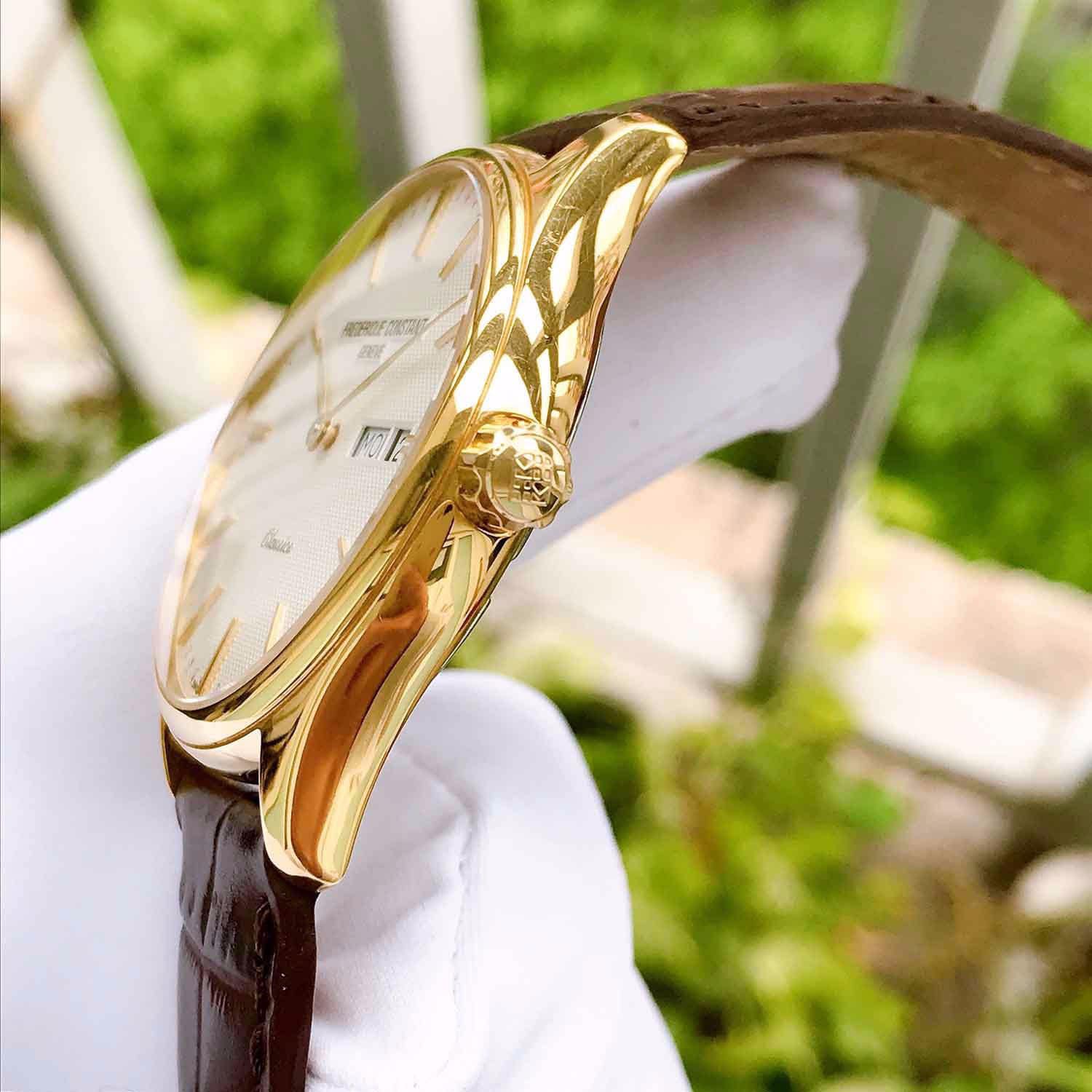 Ảnh 3 của (ĐỒNG HỒ NAM) (New) Frederique Constant Classic Daydate Quartz FC-225ST5B5 ( FC225ST5B5 ) ( 225ST5B5 ) 40mm