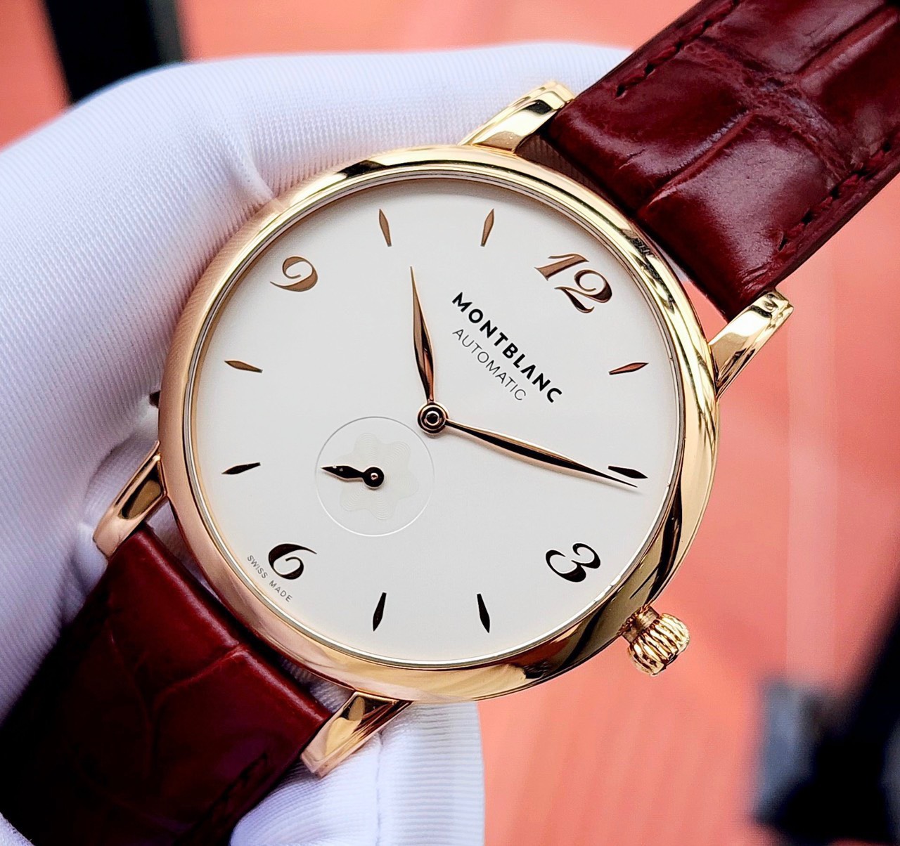 Ảnh 6 của [Deal Lướt] (Đồng hồ nam) Montblanc Star Classique 18K Red Gold Automatic 40mm 107076 (used)