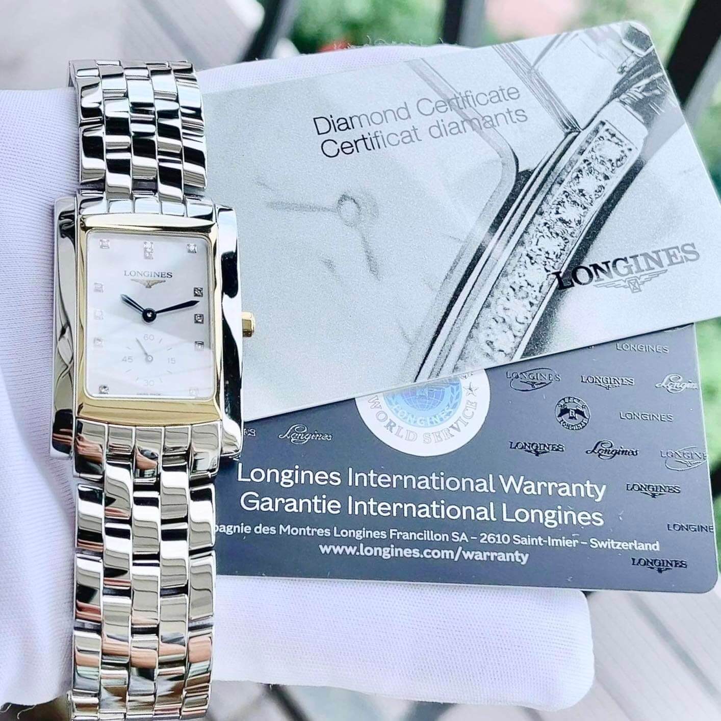 (ĐỒNG HỒ NAM) (New) LONGINES DOLCE VITA L5.655.5.08.6 ( L56555086 ) 26x32mm (~40mm tròn)