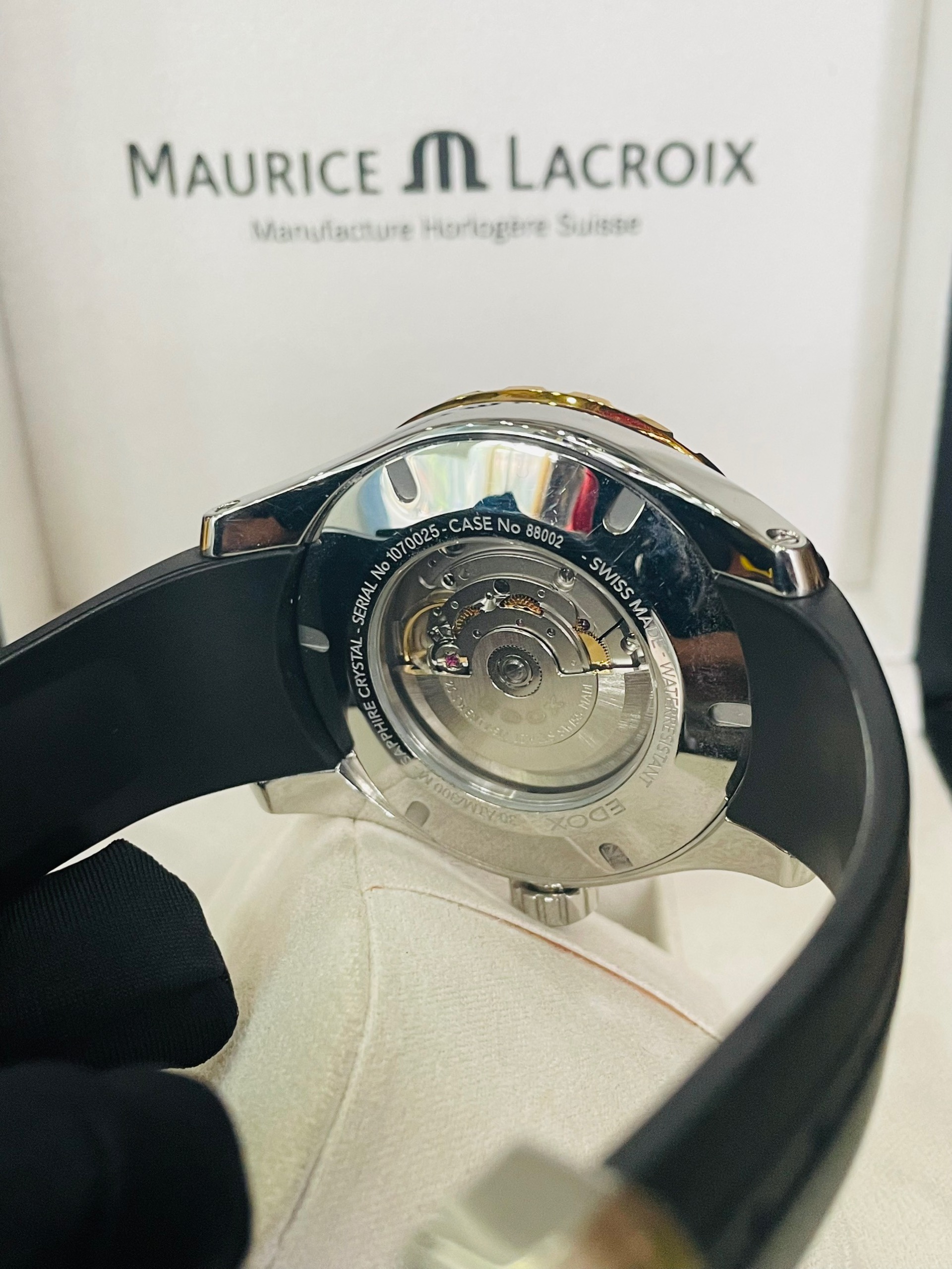 Ảnh 6 của (HÀNG LƯỚT) (ĐỒNG HỒ NAM) Edox Grand Ocean Grey Dial 88002-357RCA-NIR (88002357RCANIR), 42MM