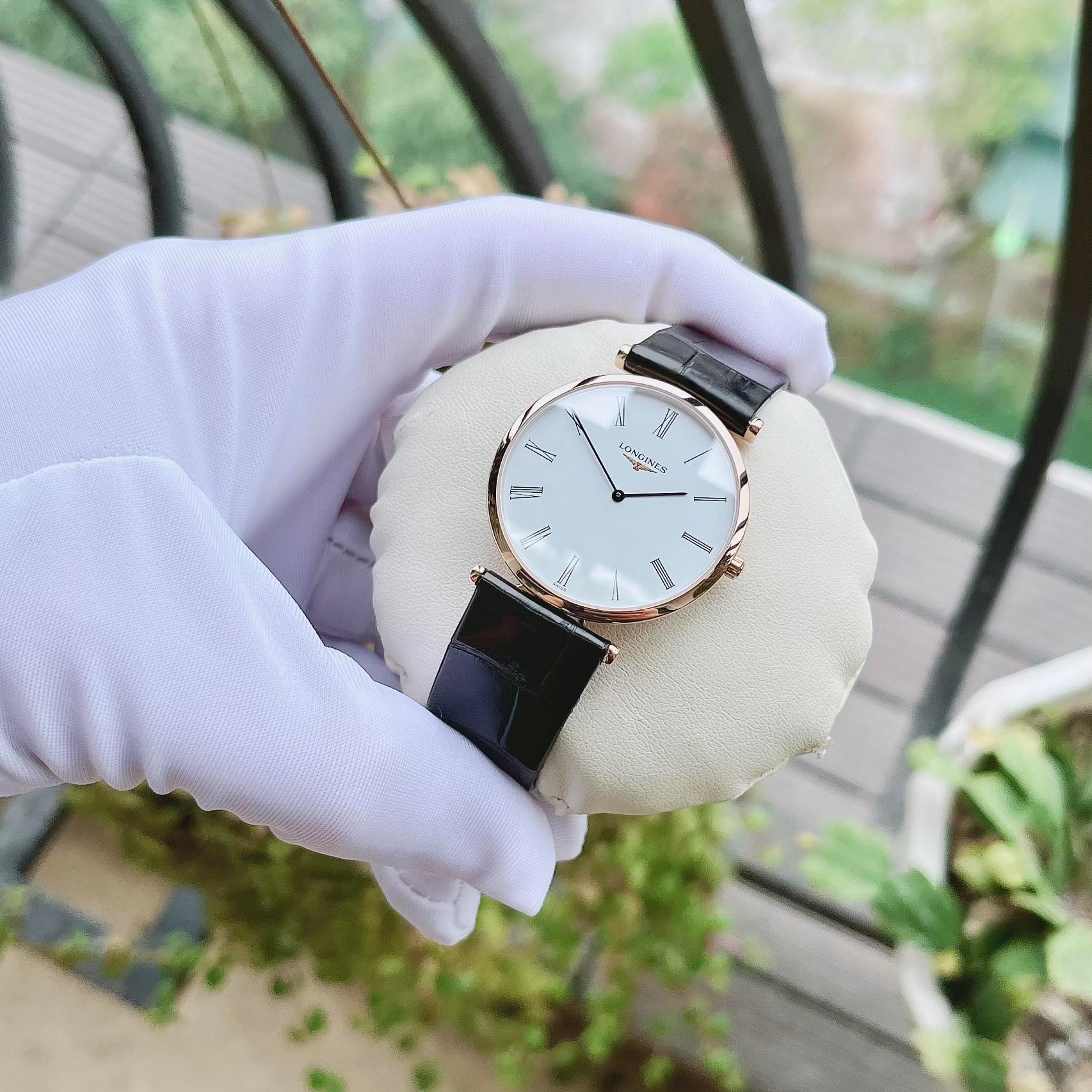 (ĐỒNG HỒ NỮ) Longines La Grande Classique White Dial Ladies Leather Watch L4.709.1.21.2 (L47091212) 33mm
