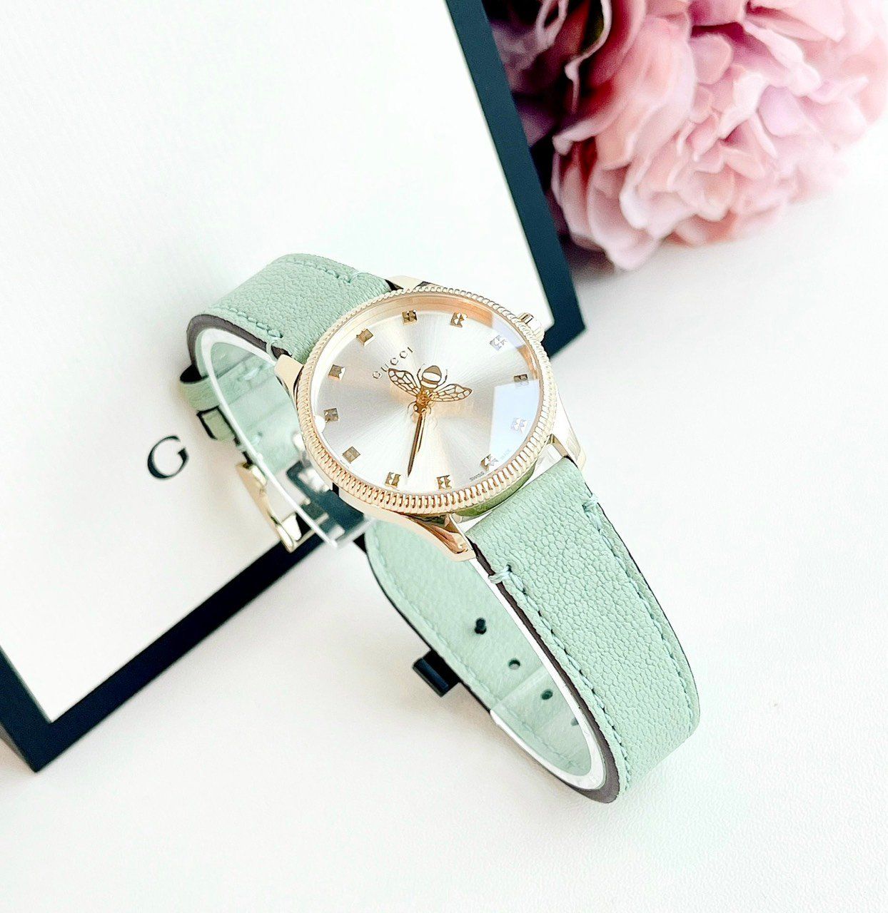 (ĐỒNG HỒ NỮ) Gucci G-Timeless Quartz Ladies Watch 29MM YA1265040