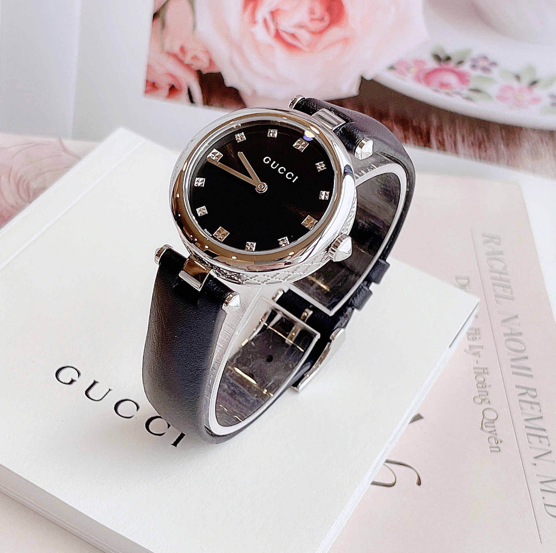 Ảnh 5 của (ĐỒNG HỒ NỮ) Gucci YA141403 Diamantissima Watch, 32mm
