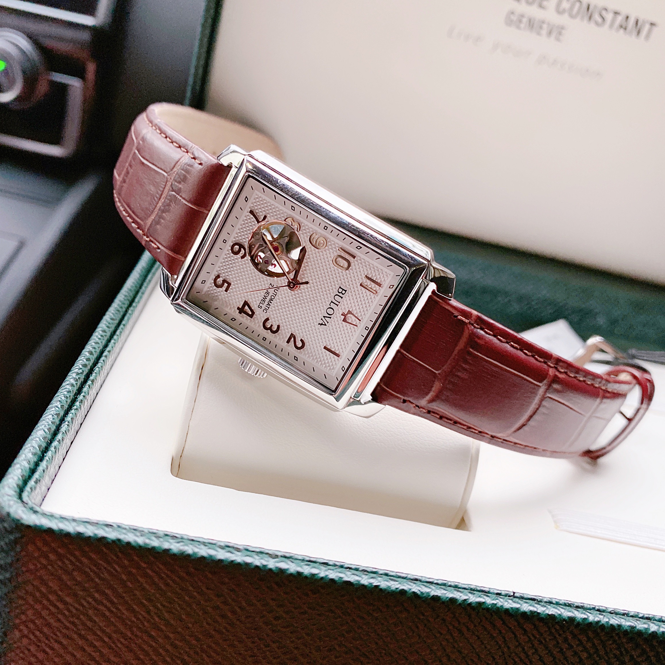 Ảnh 3 của (ĐỒNG HỒ NAM) BULOVA 96A268 Sutton Automatic Silver White Dial Men's Watch