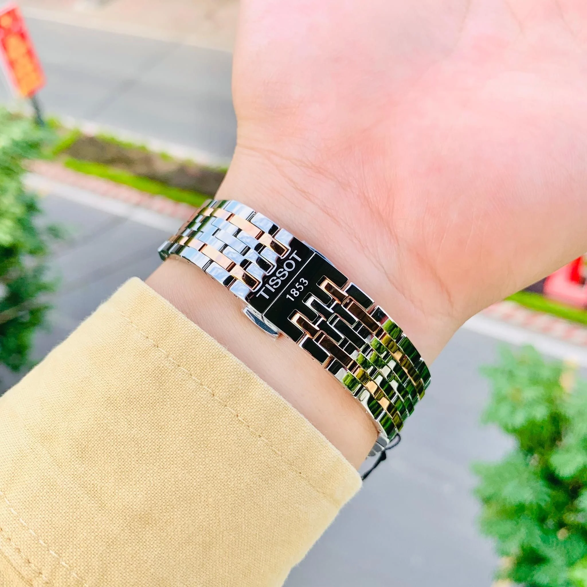 Ảnh 7 của (ĐỒNG HỒ NAM) (New) Tissot Le Locle Diamond DemiRose - T006.407.22.036.01 ( T0064072203601 ) 39.3mm