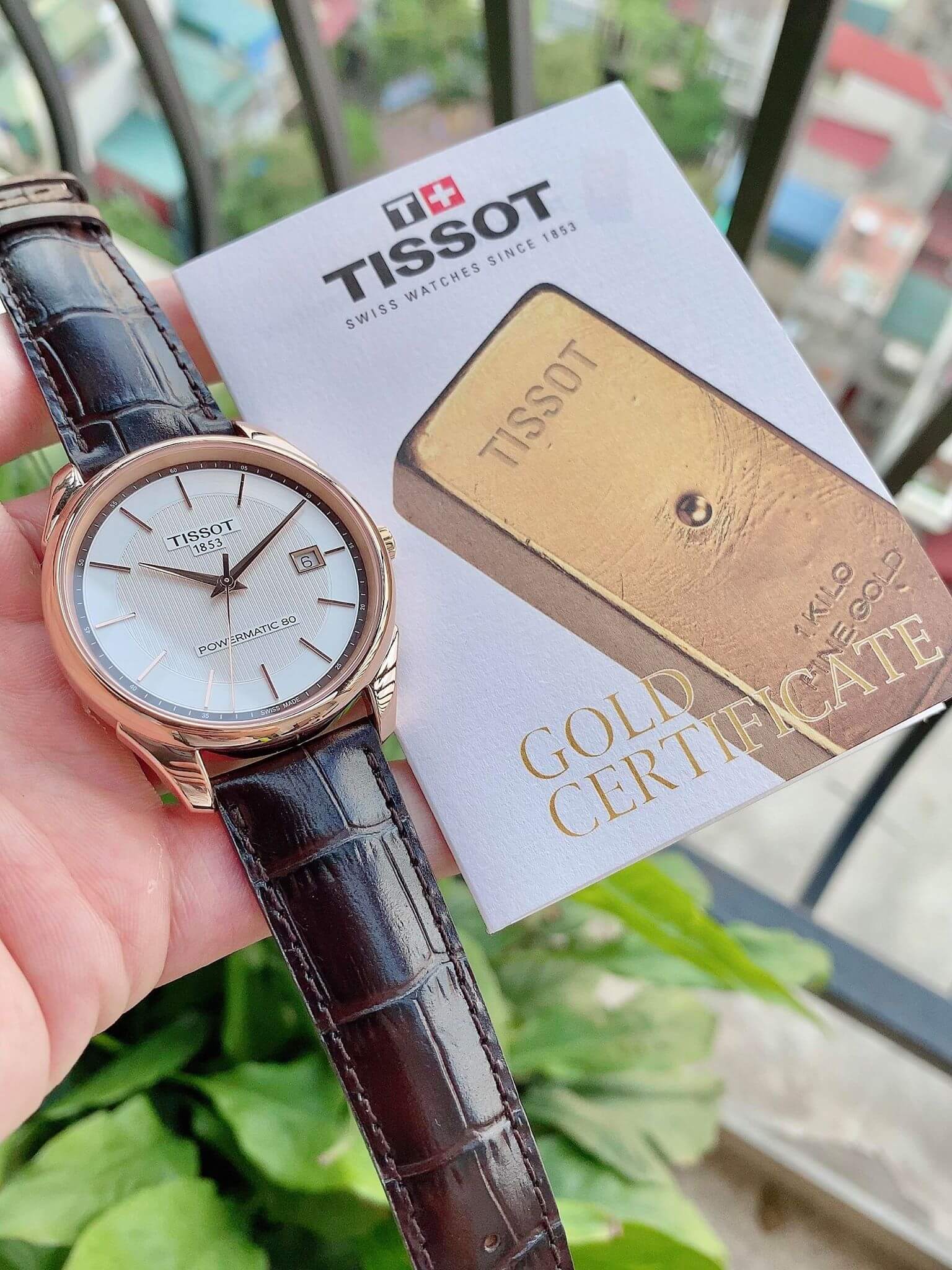 Ảnh 3 của Tissot Solid Gold Vàng Đúc 18k T9204077603100