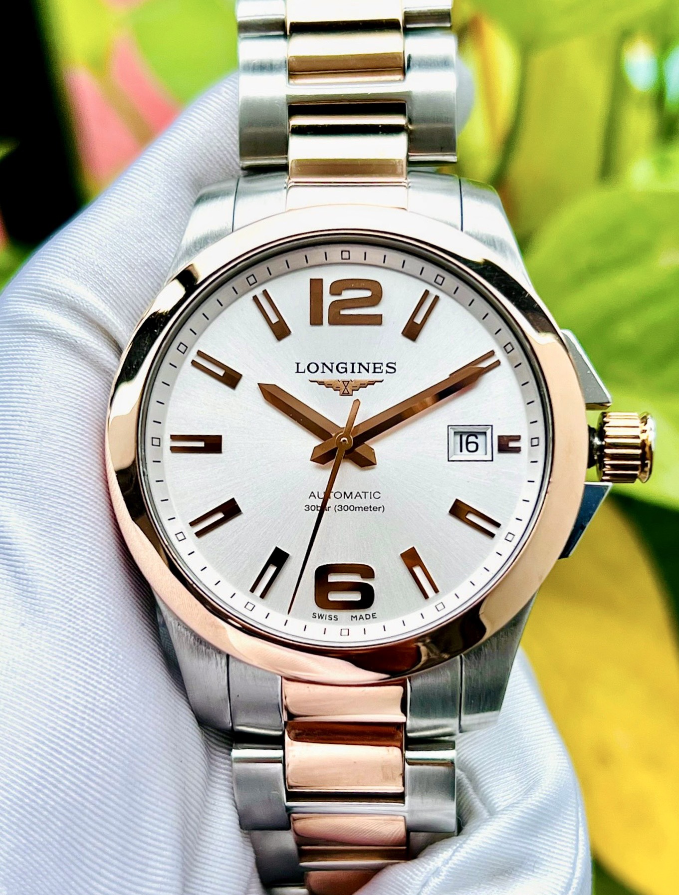 (DEAL LƯỚT) (ĐỒNG HỒ NAM) LONGINES CONQUEST CLASSIC DIVER L3.673.5.76.7 L36735767 40mm