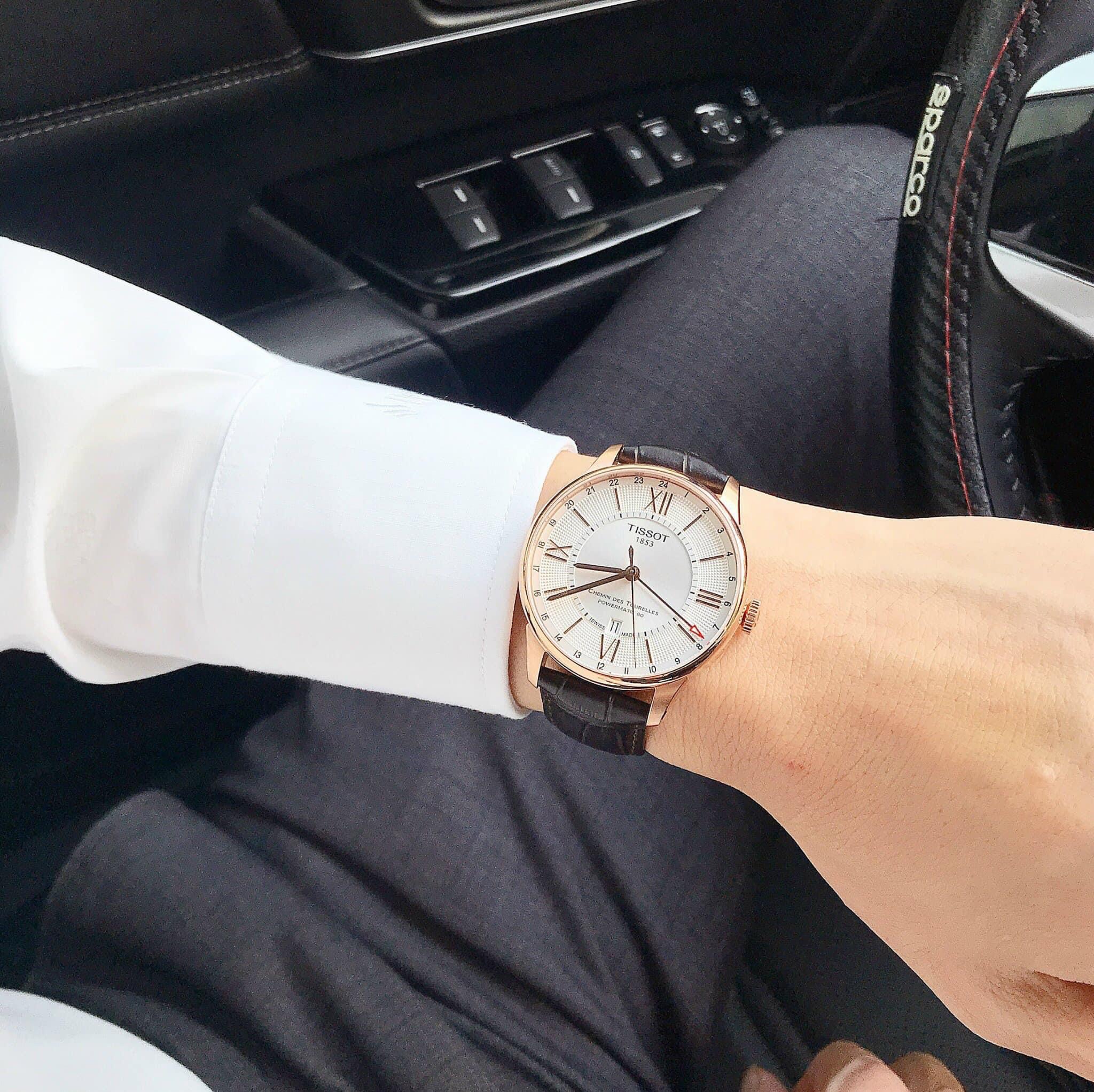 TISSOT CHEMIN DES TOURELLES POWERMATIC 80 GMT T099.429.36.038.00 (T0994293603800)