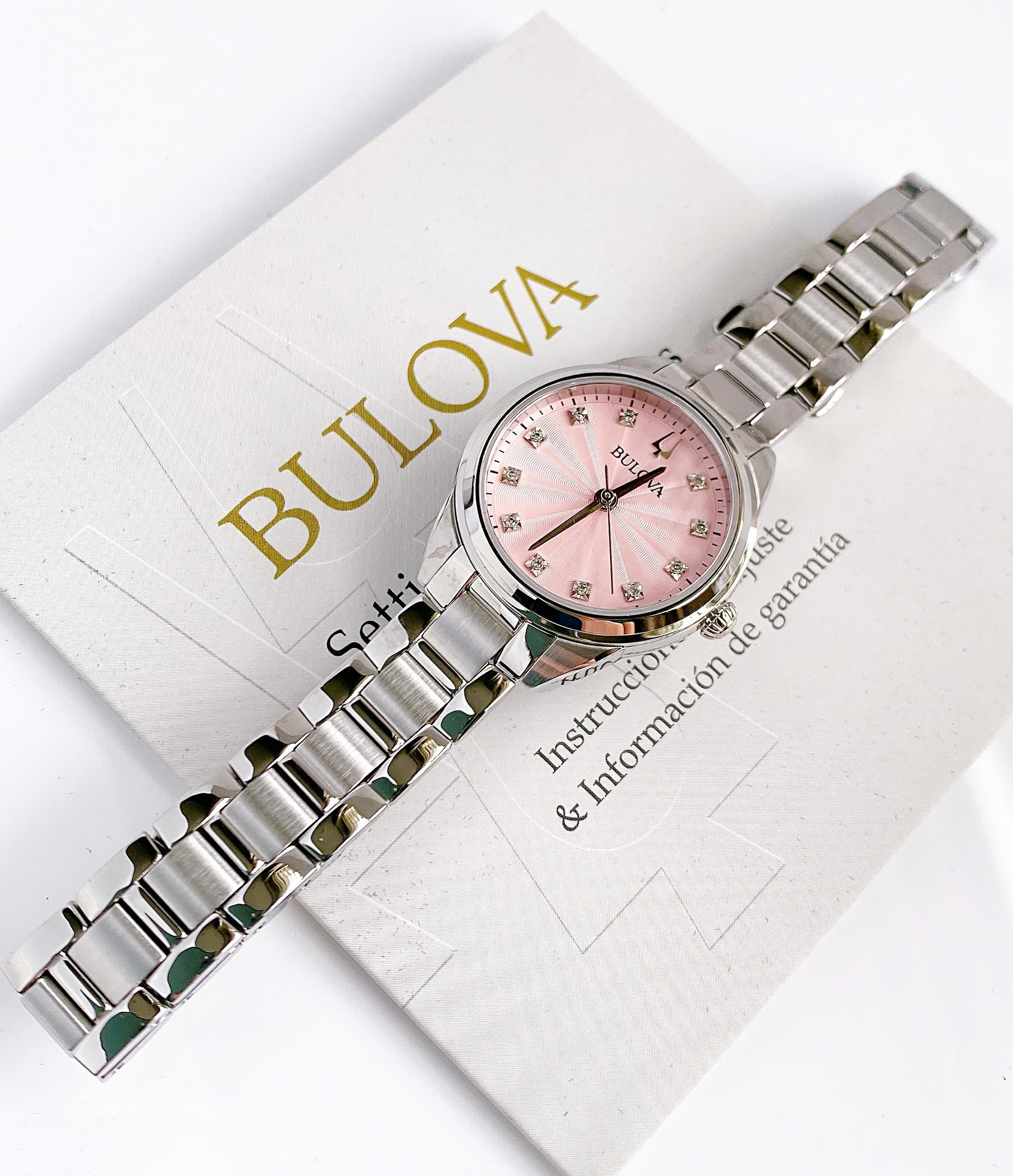 ( ĐỒNG HỒ NỮ) Bulova Quartz 96P249