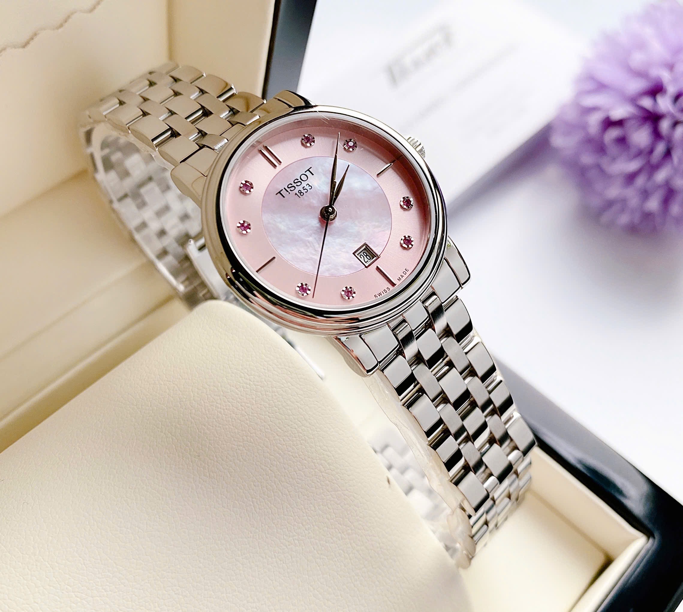 Ảnh 2 của (ĐỒNG HỒ NỮ) TISSOT CARSON PREMIUM LADY T122.210.11.159.00 ( T1222101115900 )