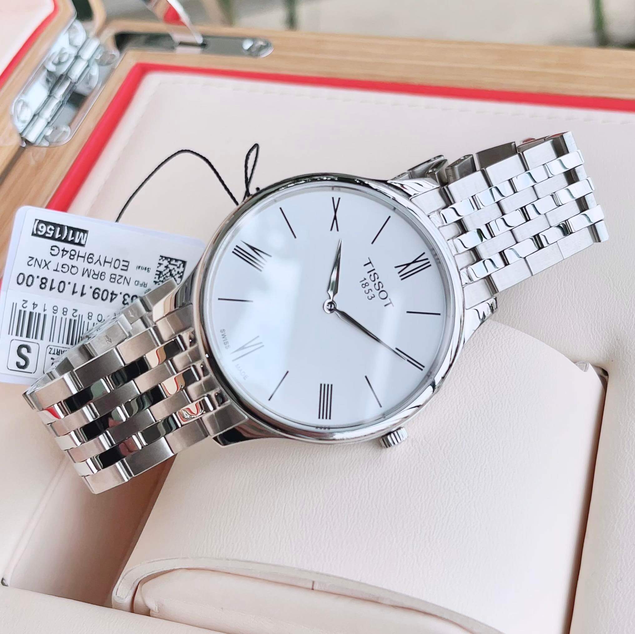 (ĐỒNG HỒ NAM) (New) Tissot Tradition 5.5 T063.409.11.018.00 (T0634091101800 ) Watch 39mm