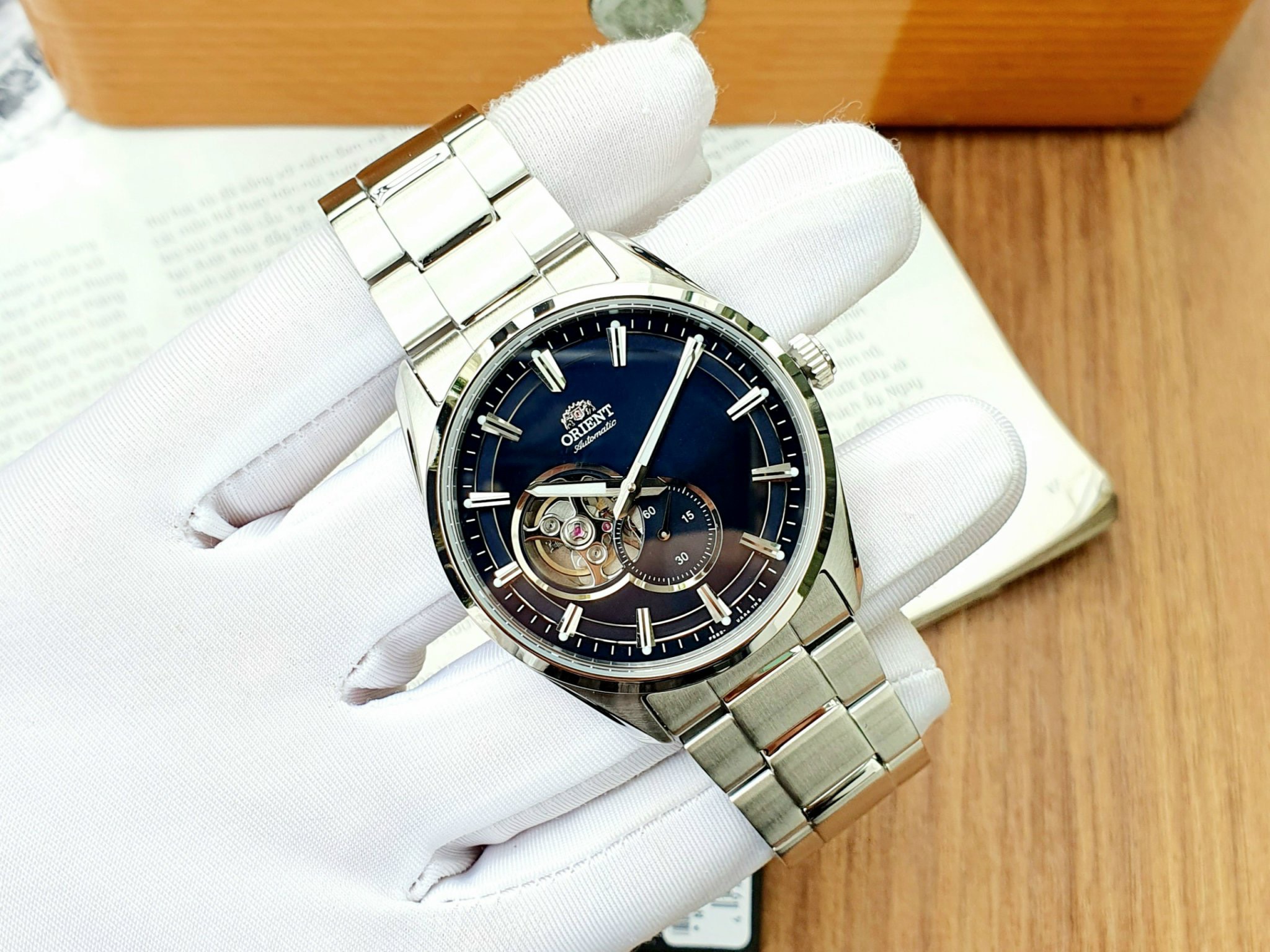 (ĐỒNG HỒ NAM) Orient Semi Skeleton Small Second RA-AR0003L10B ( RA-AR0003L00C ) ( RN-AR0002L )