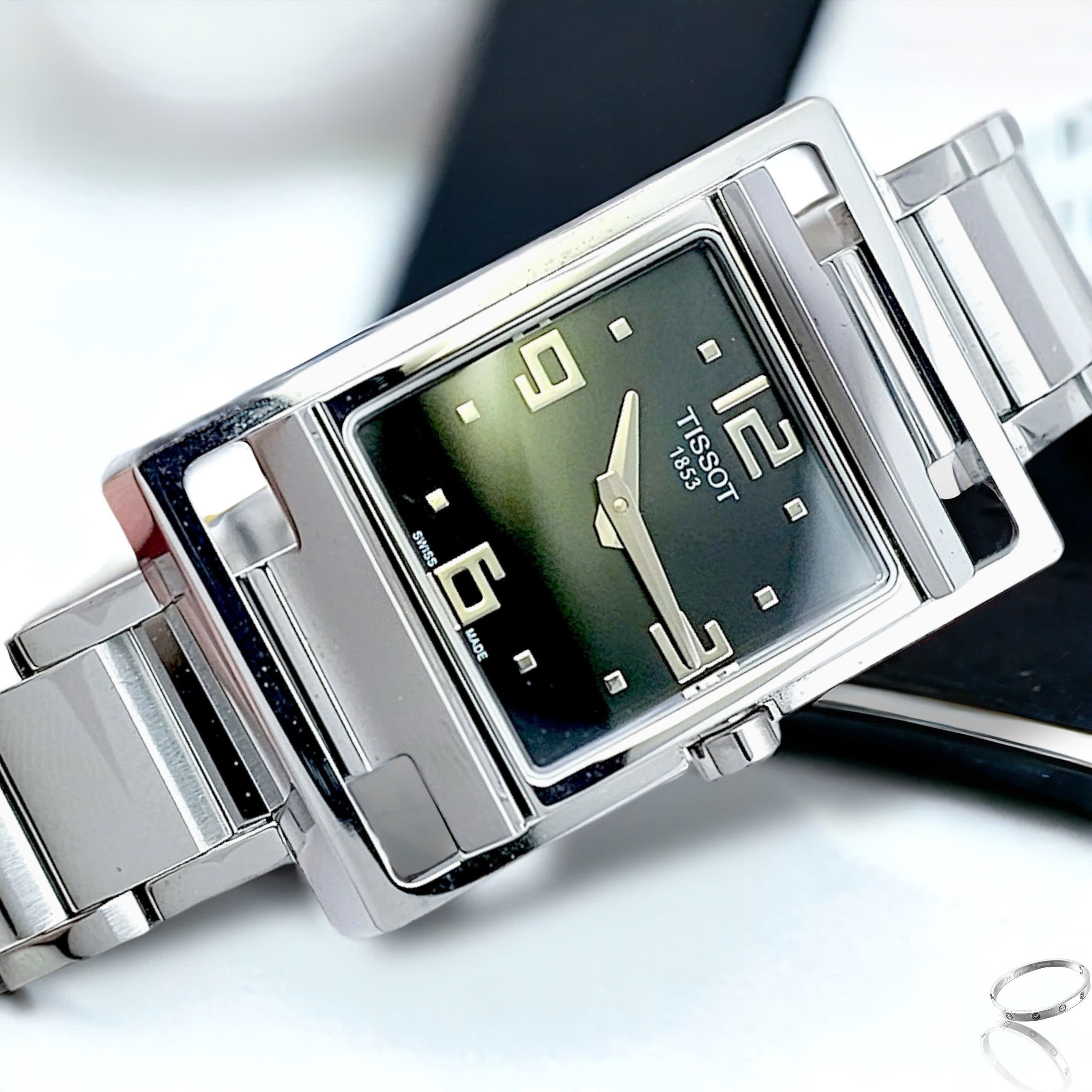 Ảnh 5 của (ĐỒNG HỒ NỮ) Tissot Quartz T032.309.11.057.00 ( T0323091105700 ) My-T Open Steel Mother of Pearl Dial