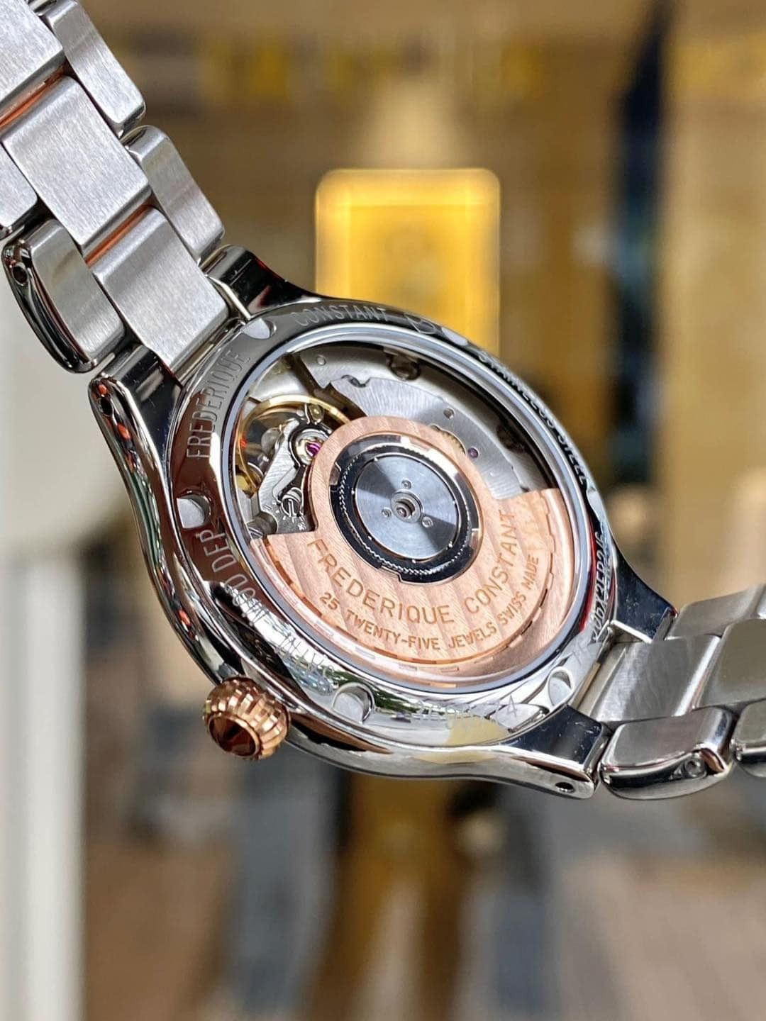 Ảnh 6 của (ĐỒNG HỒ NỮ) FREDERIQUE CONSTANT AUTOMATIC FC-306LOD3ER2B FC306LOD3ER2B (306LOD3ER2B) 33mm
