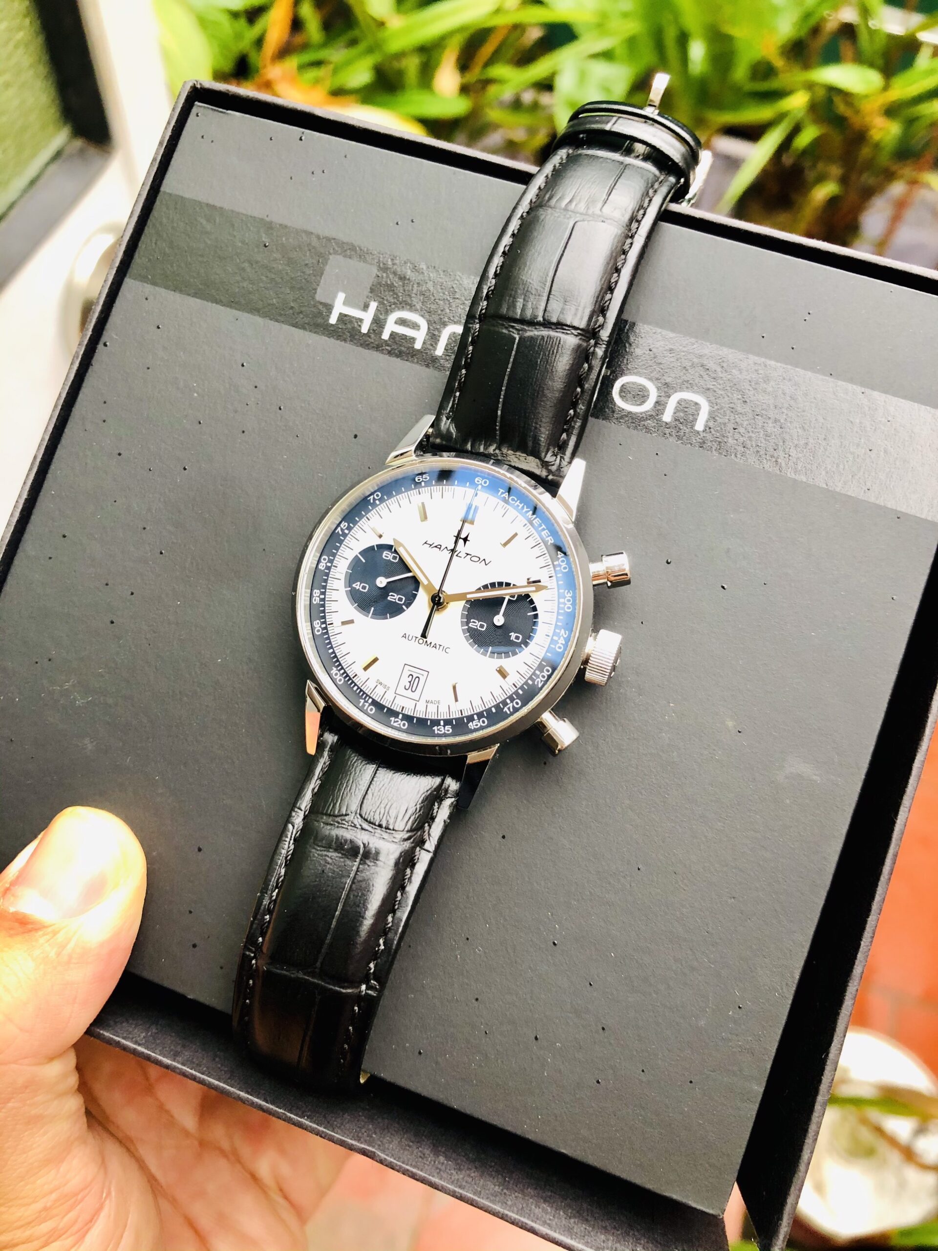 Ảnh 2 của [Deal Lướt] HAMILTON CHRONOGRAPH MEN'S WATCH H384160