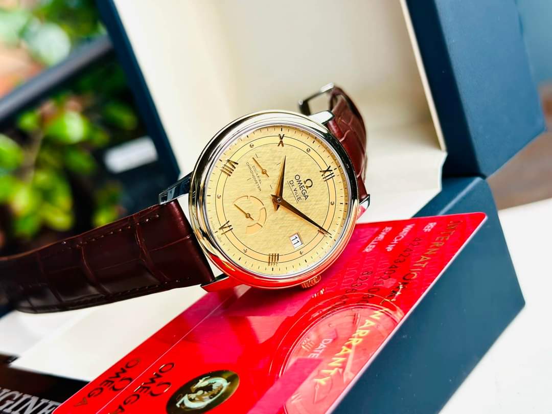 Ảnh 2 của (ĐỒNG HỒ NAM) (New) OMEGA DEVILLE PRESTIGE CO-AXIAL POWER RESERVE 424.23.40.21.08.001 42423402108001 39.5mm