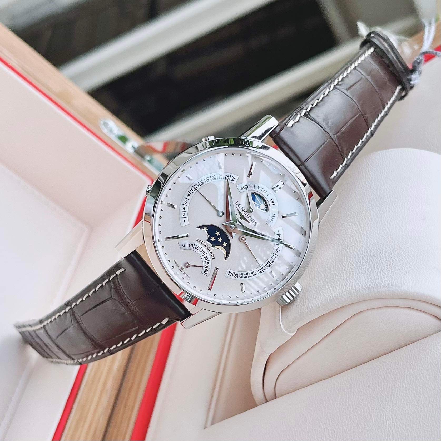 Ảnh 3 của Đồng Hồ nam (New) Longines 1832 L4.828.4.92.2 L48284922 42mm