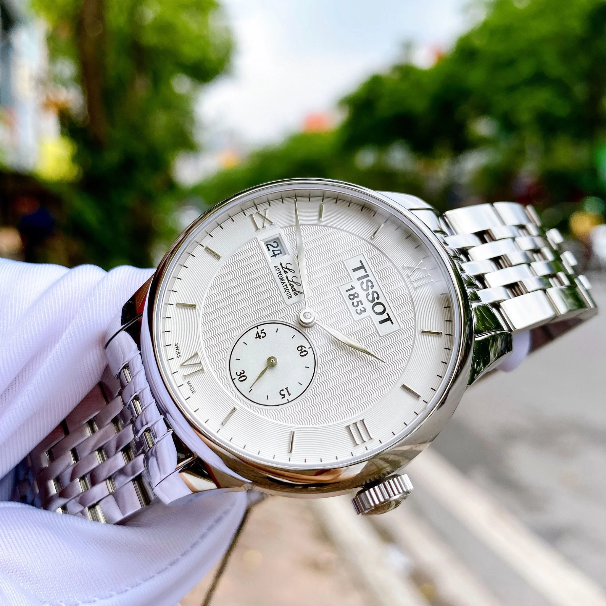 Ảnh 9 của (ĐỒNG HỒ NAM) Tissot Automatic Le Locle - T006.428.11.038.00 ( T0064281103800 ) 39mm