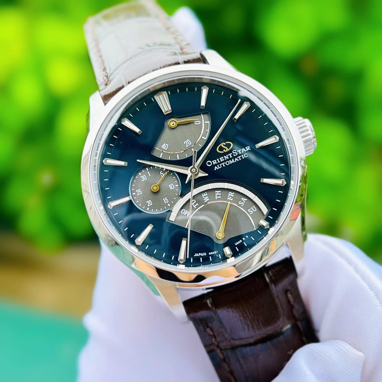 Đồng hồ nam Orient Star – 39.5mm – Automatic – Retrograde RK-DE0302E