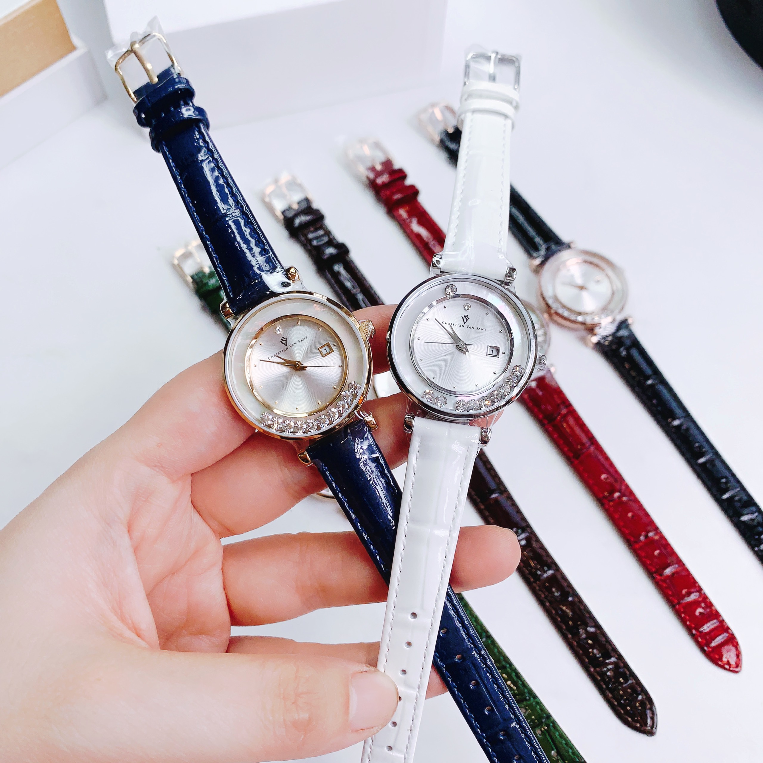 Ảnh 3 của (ĐỒNG HỒ NỮ) CHRISTIAN VAN SANT Bria Quartz Silver Dial Ladies Watch CV3811 40MM