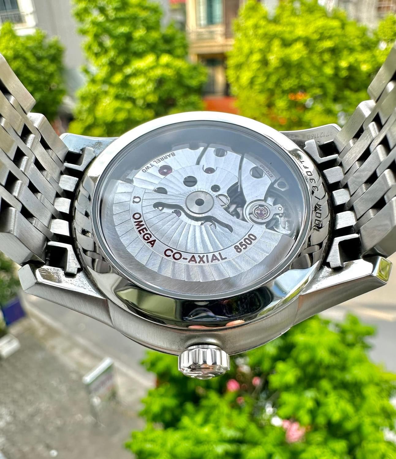 Ảnh 4 của (HÀNG LƯỚT) Đồng hồ nam OMEGA De Ville Chronometer Co-Axial 41mm Blue Dial Stainless Steel Men's Watch 431.10.41.21.03.001