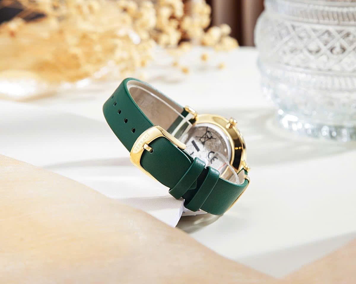 Ảnh 4 của (ĐỒNG HỒ NỮ) Versace Women 38 mm Size Green Dial Analog Watch- VEJL00322