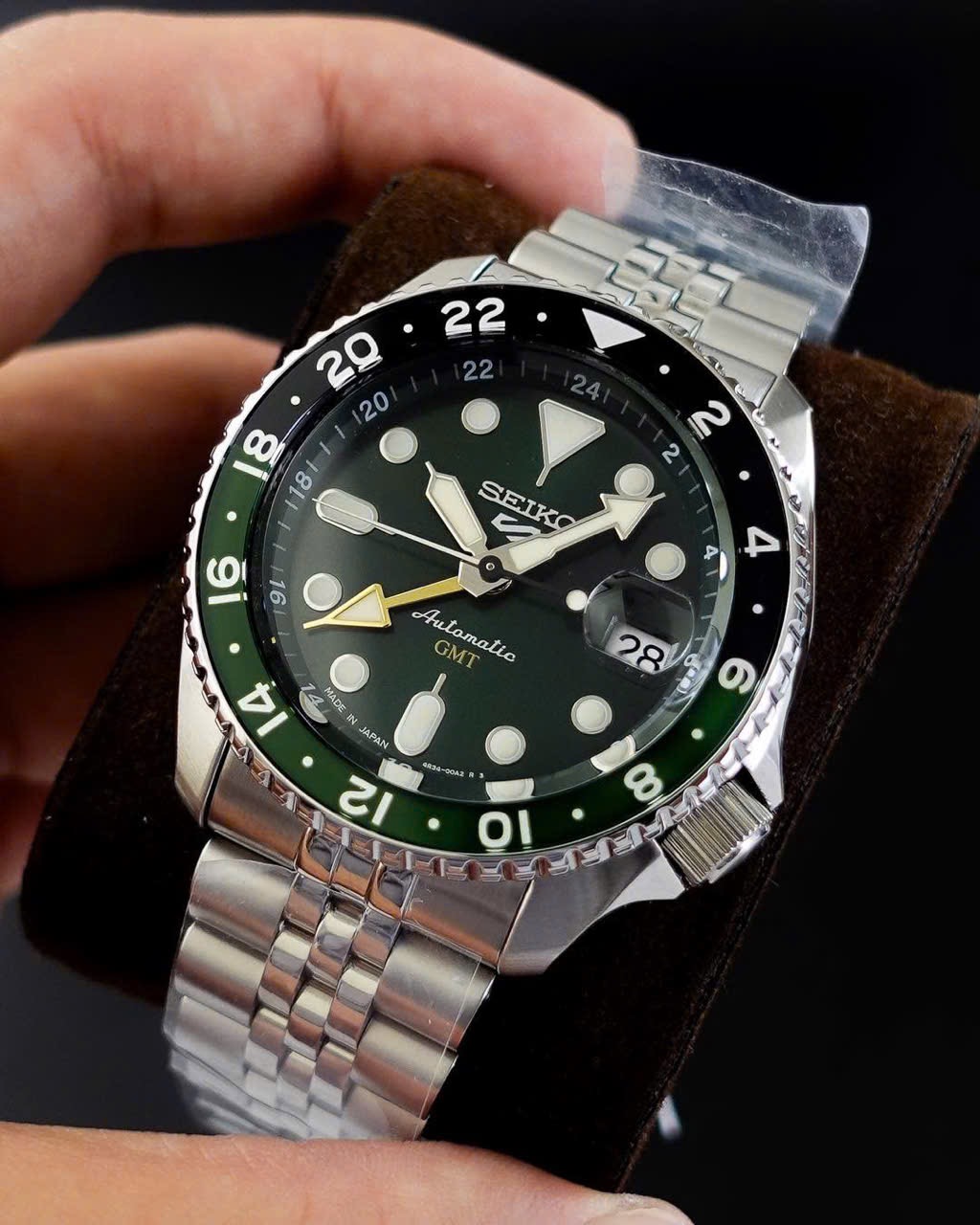 Ảnh 3 của (ĐỒNG HỒ NAM) Seiko Sport Automatic GMT SBSC019 ( SSK035 ) 42.5mm