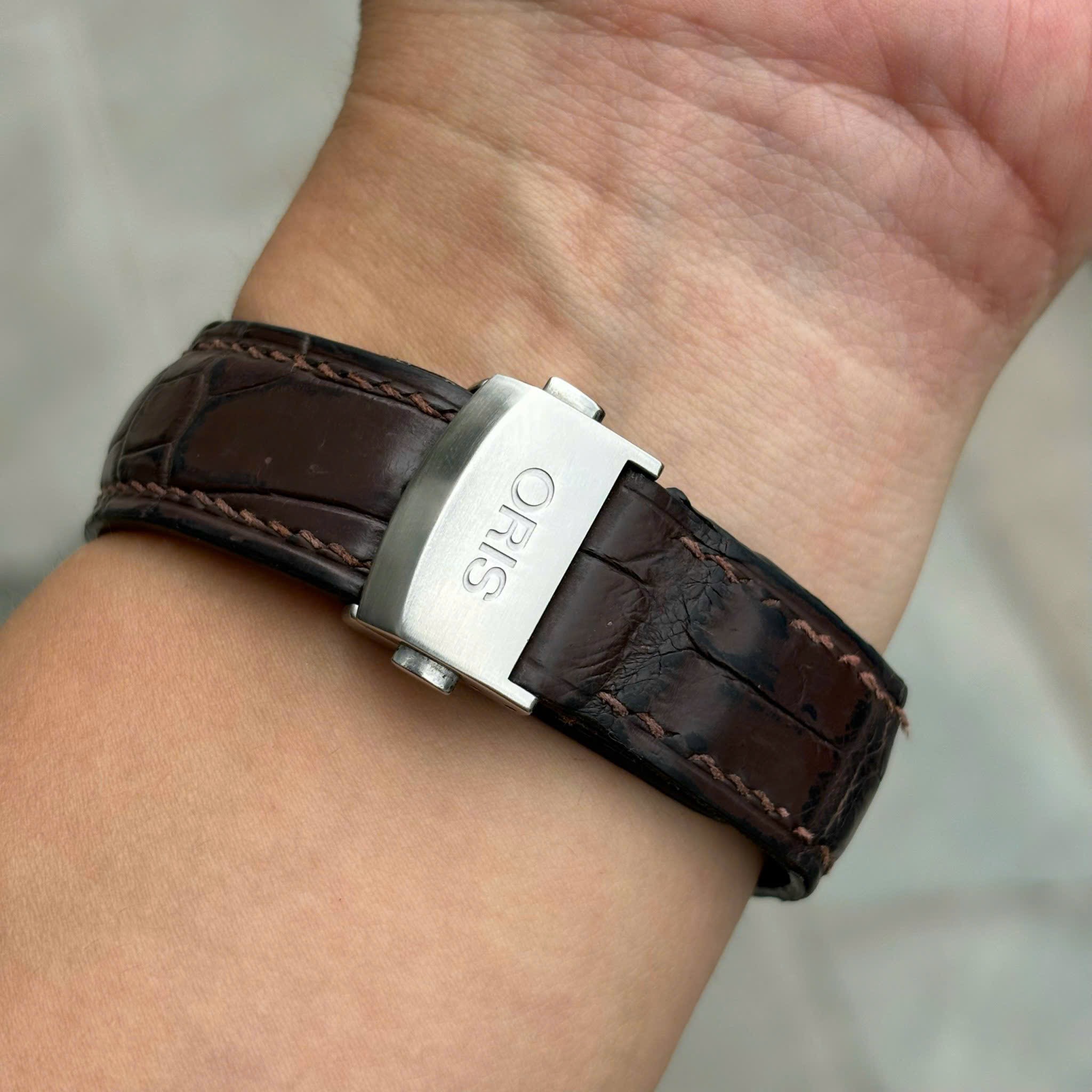 Ảnh 6 của (DEAL LƯỚT) ( ĐỒNG HỒ NAM ) Oris Artelier Skeleton 01 734 7684 4051-07 8 21 77 used