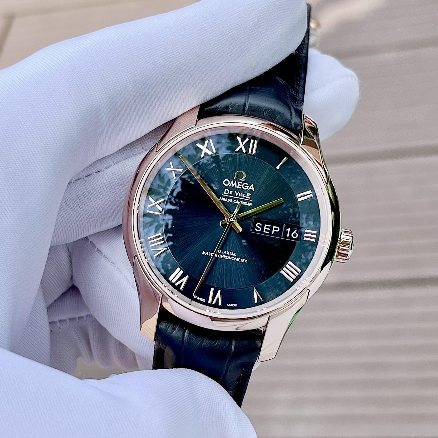 Ảnh 7 của (ĐỒNG HỒ NAM) (New) Omega Hour Vision Co-Axial Master Chronometer Annual Calendar 433.53.41.22.03.001 43353412203001 41mm