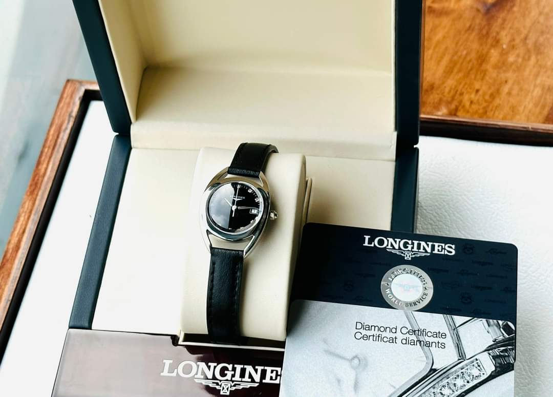 (ĐỒNG HỒ NỮ) Longines Equestrian Quartz Diamond L6.136.4.57.0 ( L61364570 26mm
