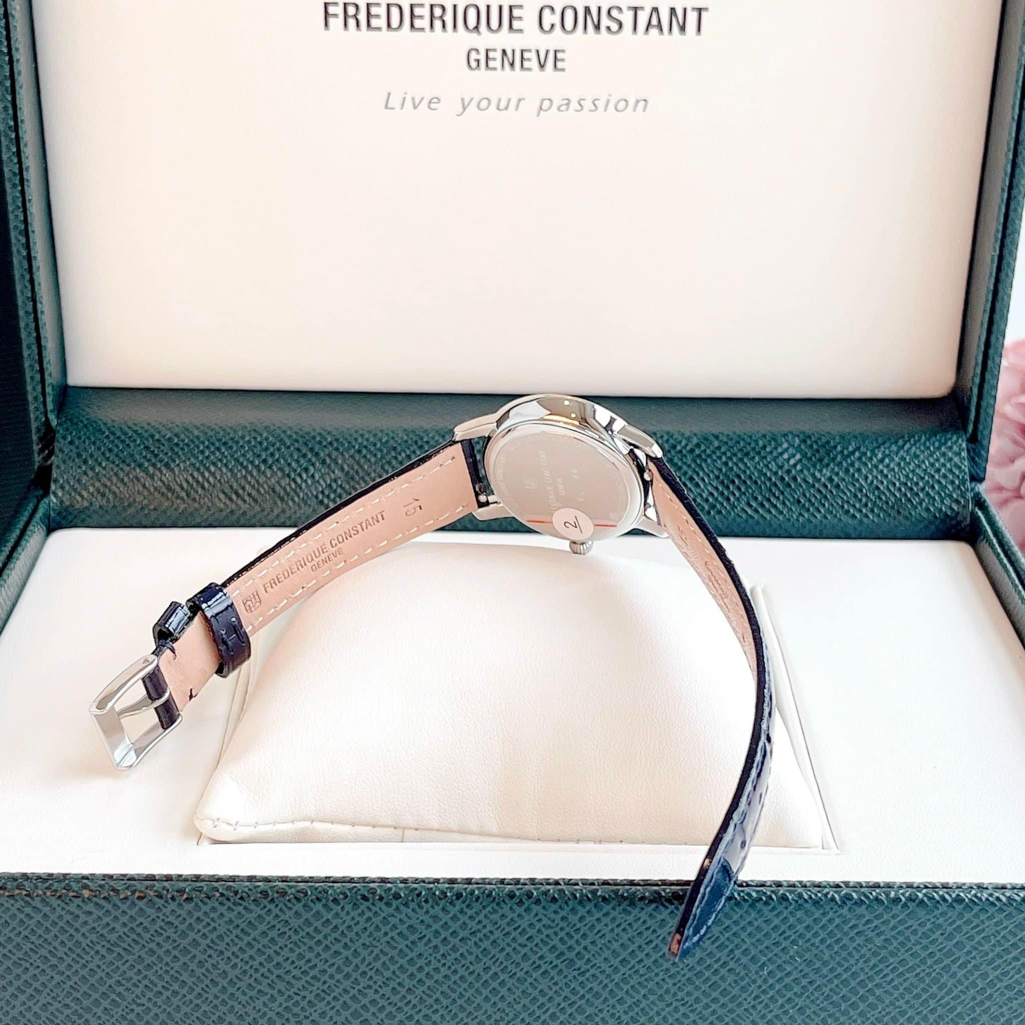Ảnh 7 của [NEW] (ĐỒNG HỒ NỮ) Frederique Constant FC-206NSD1S6 (FC206NSD1S6) (206NSD1S6) Slimline Moonphase Blue Dial Ladies Watch