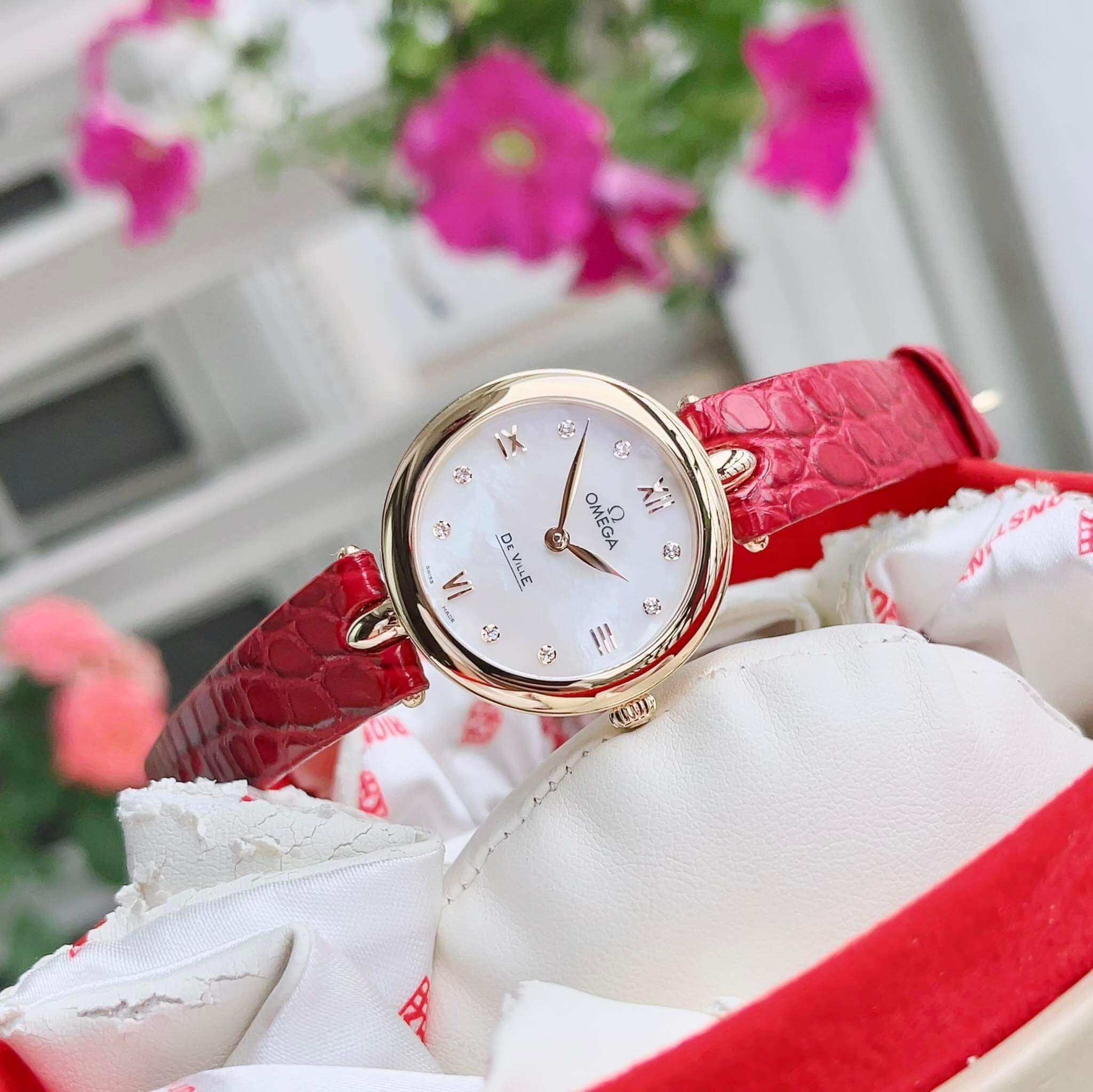 Ảnh 3 của (ĐỒNG HỒ NỮ) OMEGA DE VILLE PRESTIGE 424.53.27.60.55.001 42453276055001 28mm