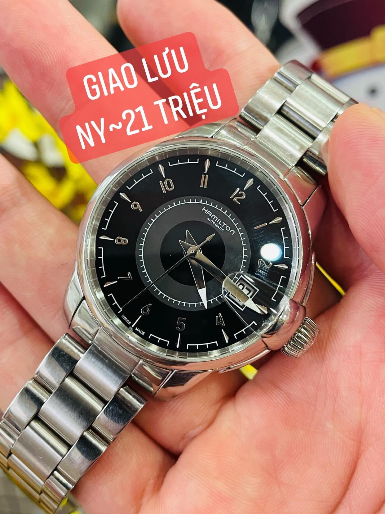 [Deal Lướt] Hamilton Railroad Size 38mm Black Steel – H40415135