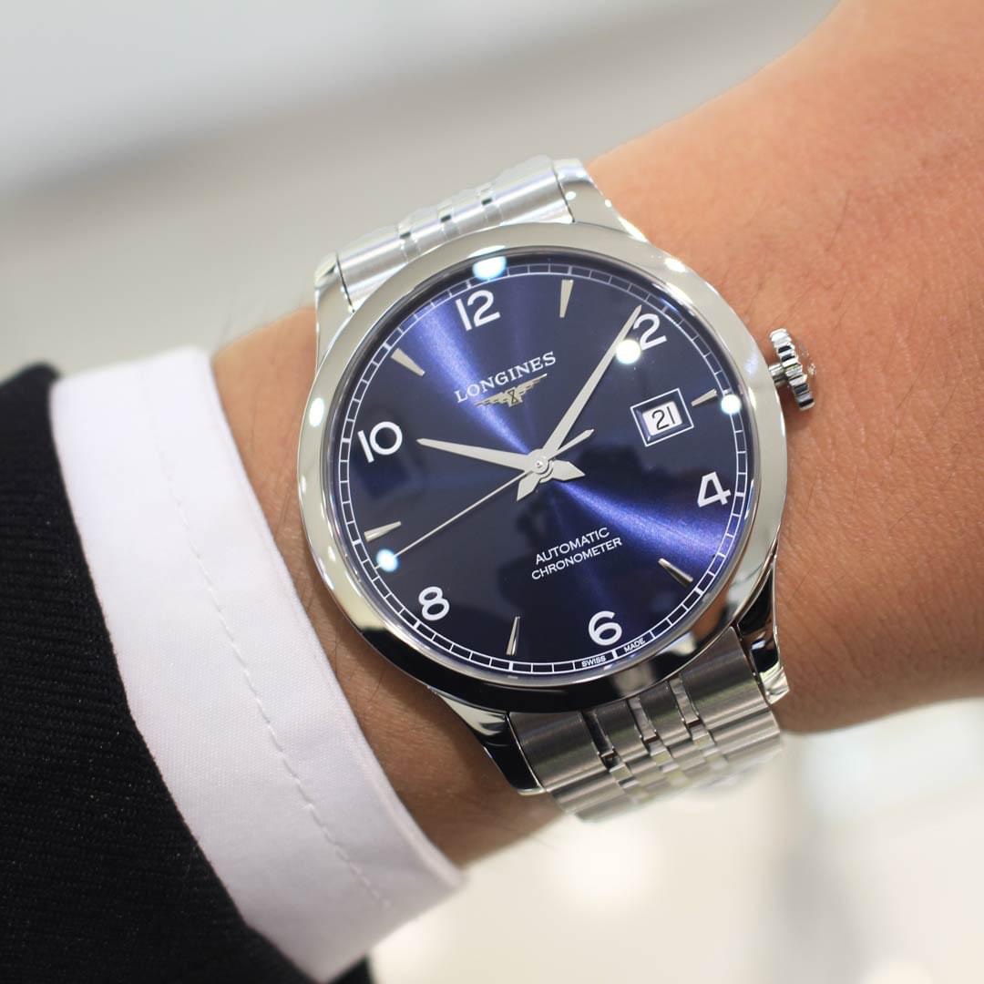 Ảnh 2 của Đồng Hồ Longines L2.820.4.96.6 - Record collection 38.5 mm - Steel - Bracelet