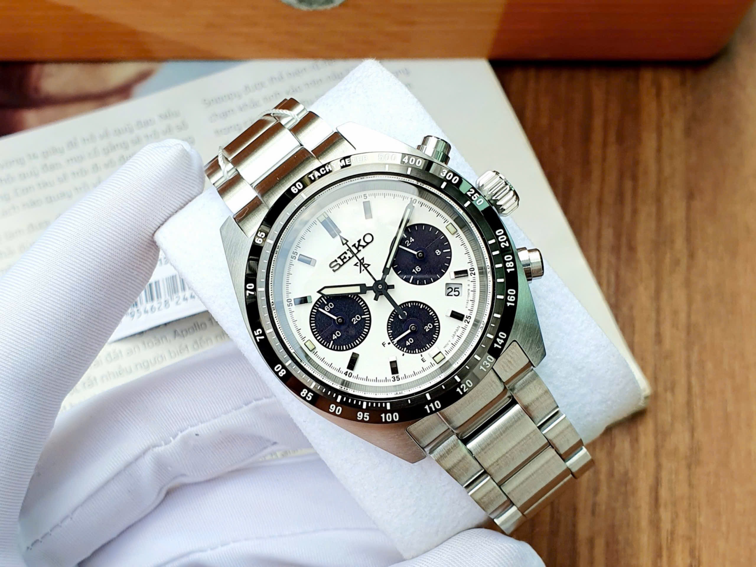 Ảnh 7 của (ĐỒNG HỒ NAM) Seiko Solar SSC813 ( SSC813P1 ) Prospex Speedtimer Chronograph 39mm