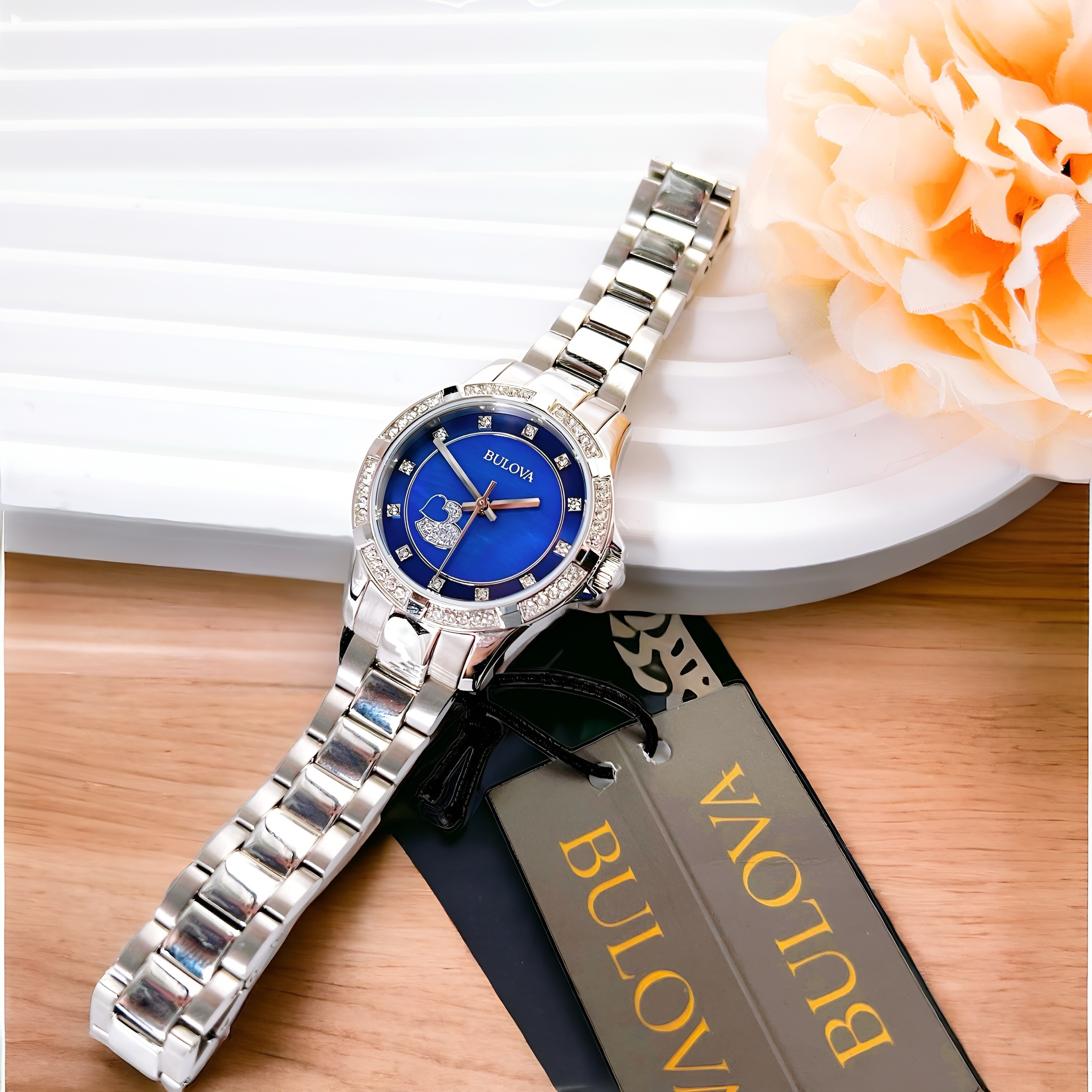 Ảnh 3 của (ĐỒNG HỒ NỮ) Bulova 96L238 Crystal Accents Watch 30mm
